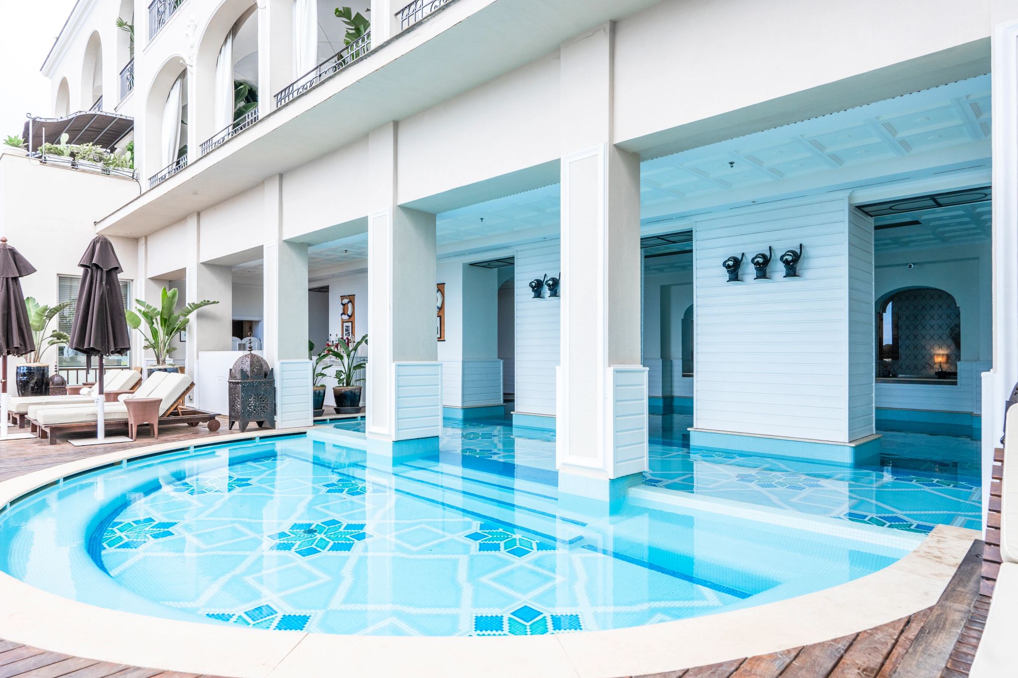 Piscina piscina externa – piscina hotel – area de lazer hotel