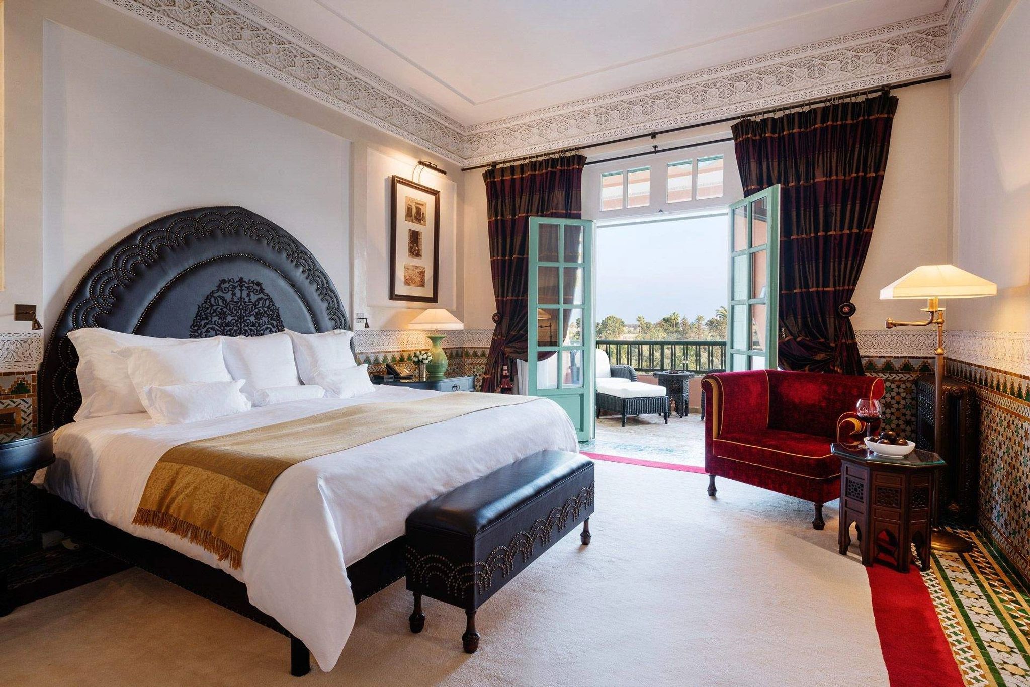 suite executive mamounia - cama king executive - suite mordomia marrakech