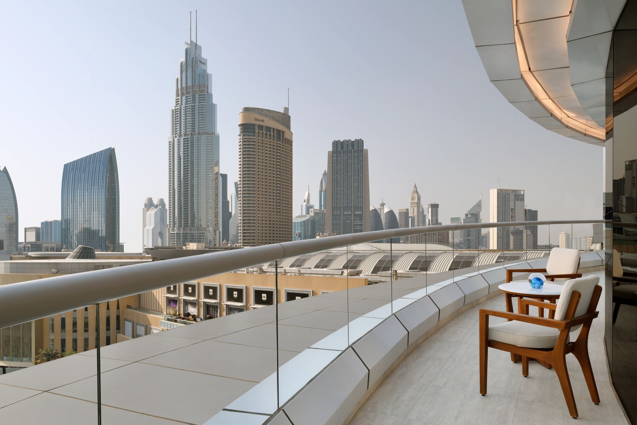 Executive Suite Fountain View varanda quarto - vista dubai - quarto com varanda