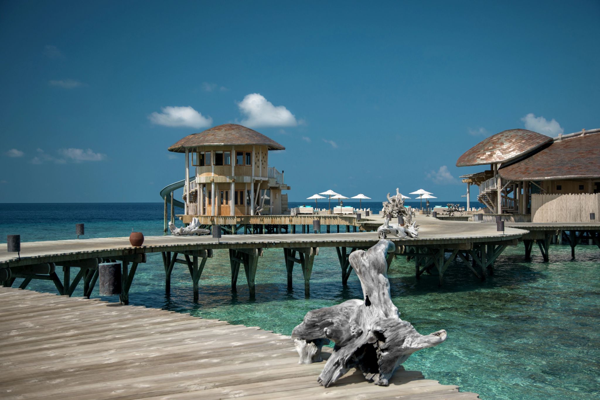 soneva fushi maldivas - resort gastronomia de luxo - restaurante exclusivo refeicao maldivas luxo - restaurante vista mar - jantar maldivas