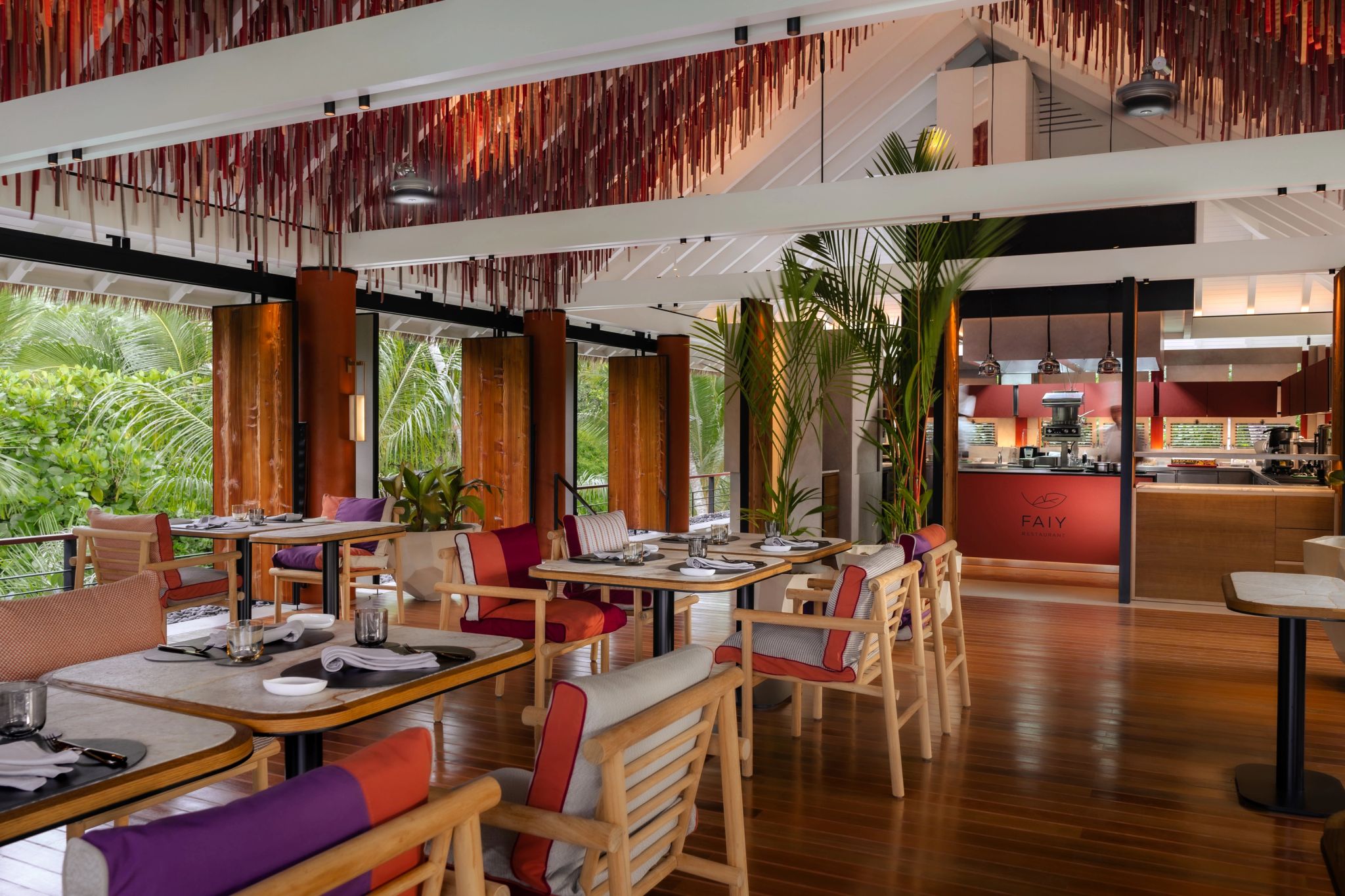 alta gastronomia – restaurante faiy maldivas – design acolhedor
