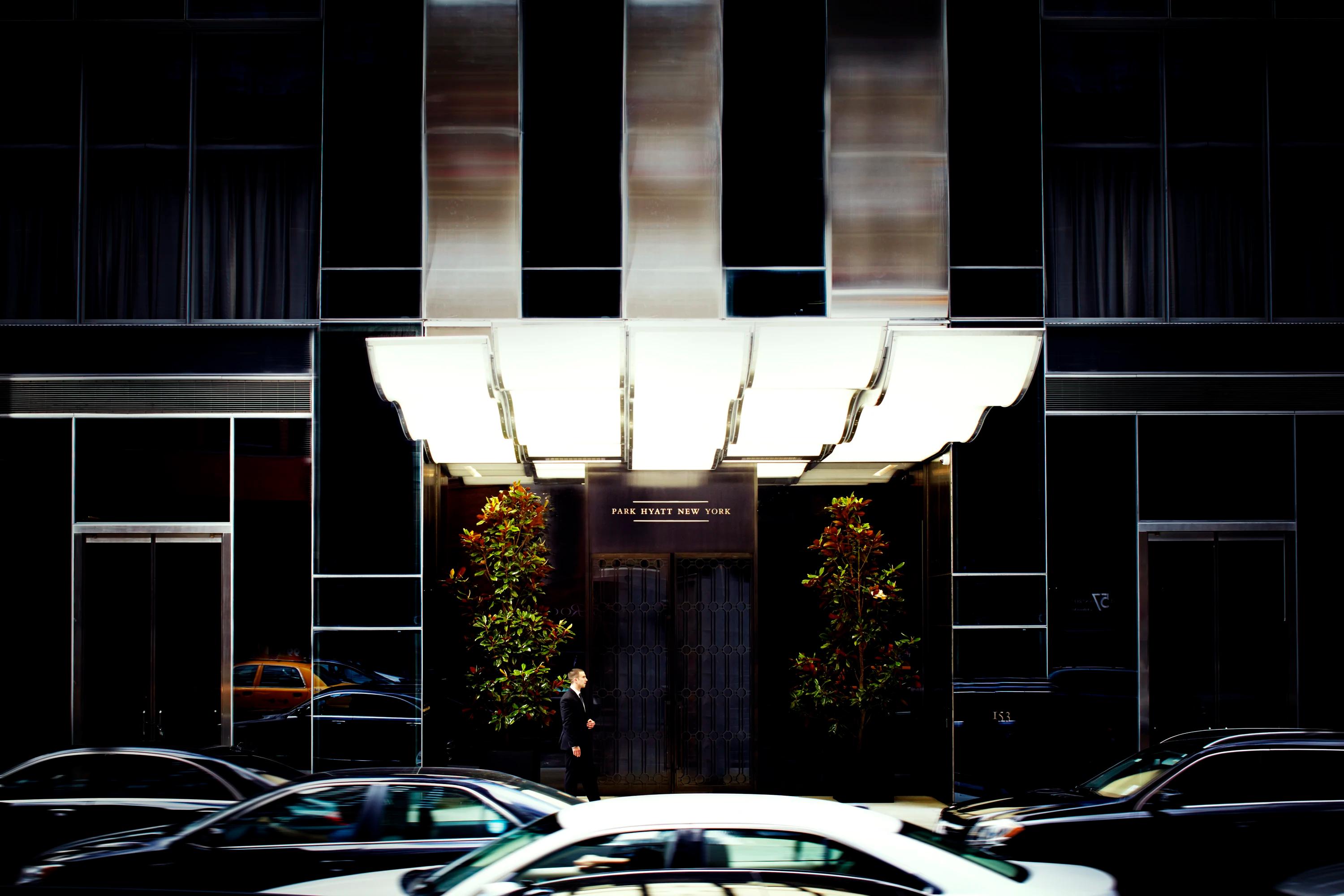 predio moderno - fachada park hyatt new york -  nova york - hotel de luxo