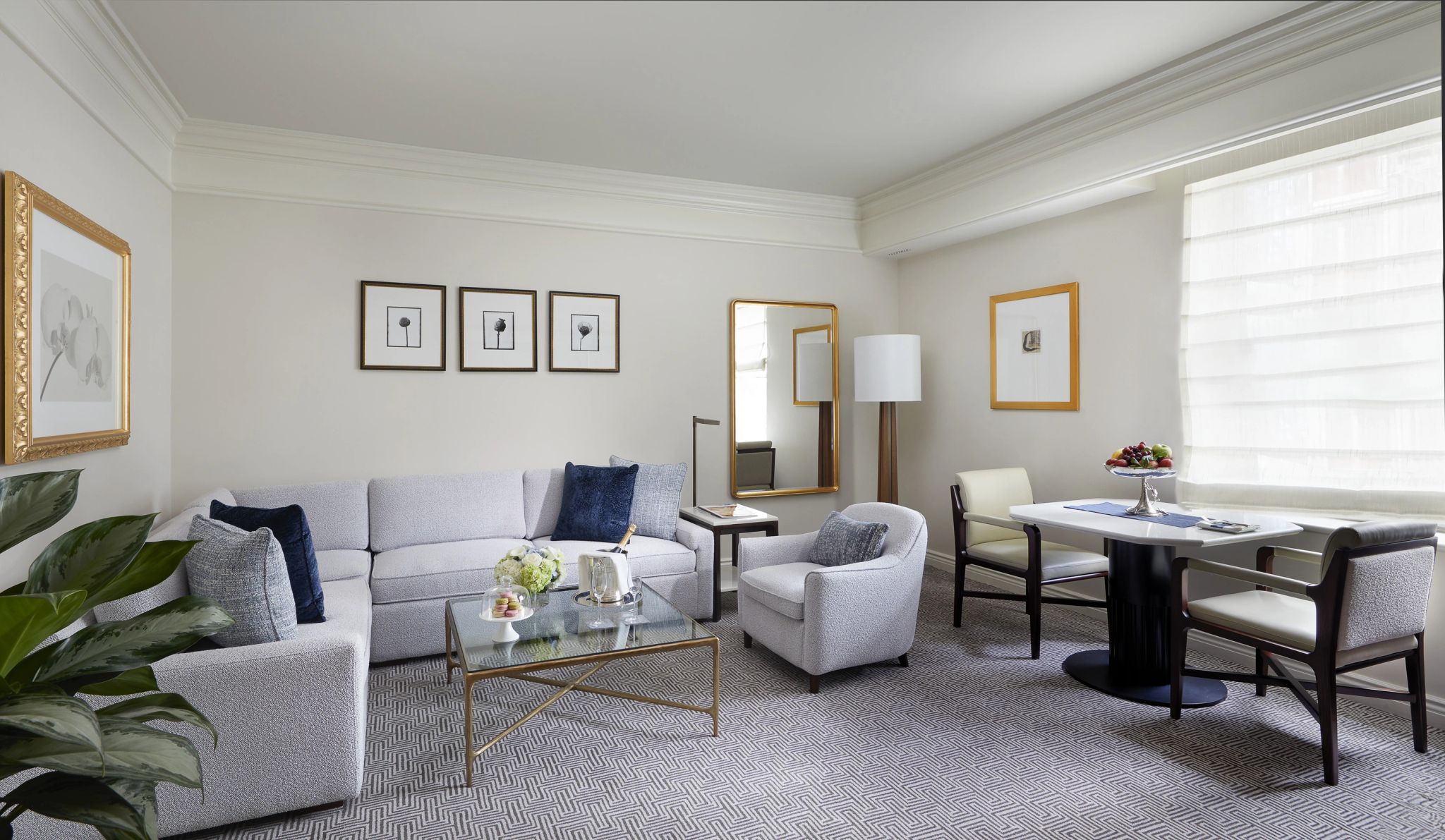 Executive Suite sala de estar – suite moderna - sala ampla - suite espaçosa