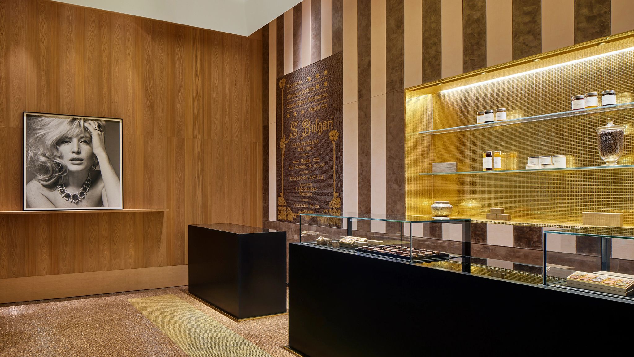 vitrine doces gourmet luxo - boutique chocolate italiano - bulgari tokyo
