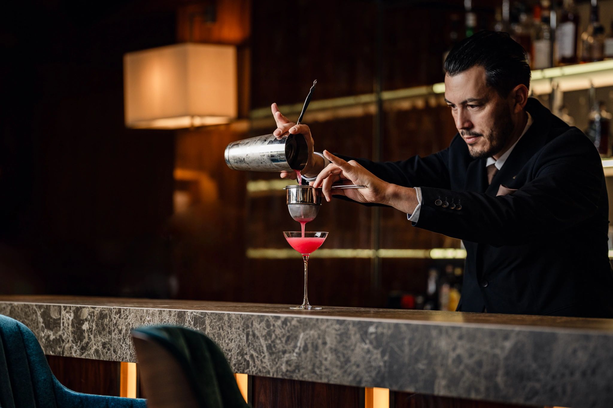 bar do hotel – coquetel de luxo - mixologia
