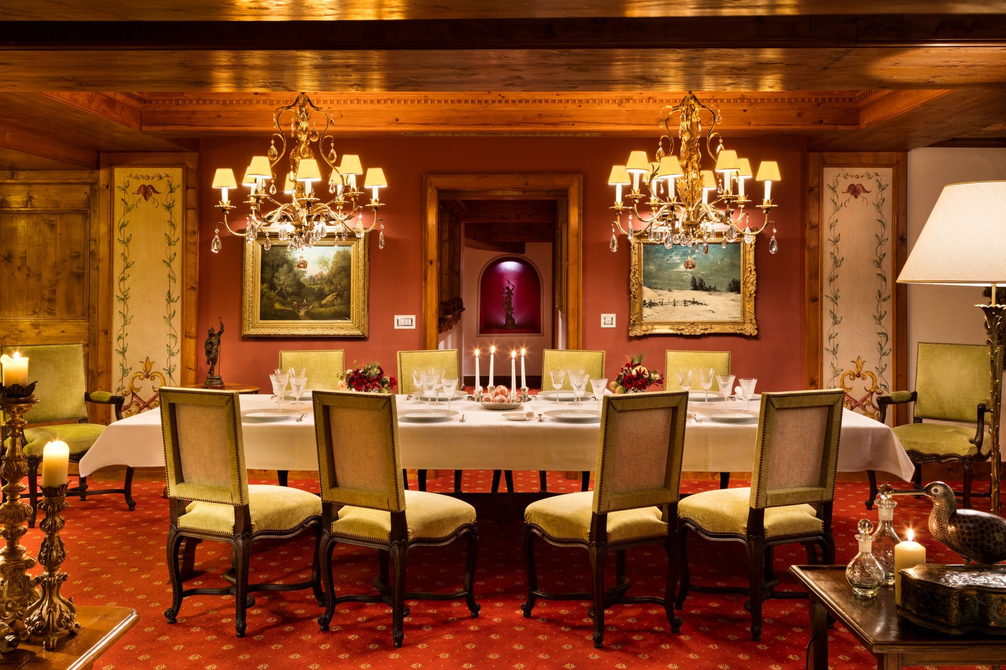 jantar na suite - decoraçao classica – mesa de jantar