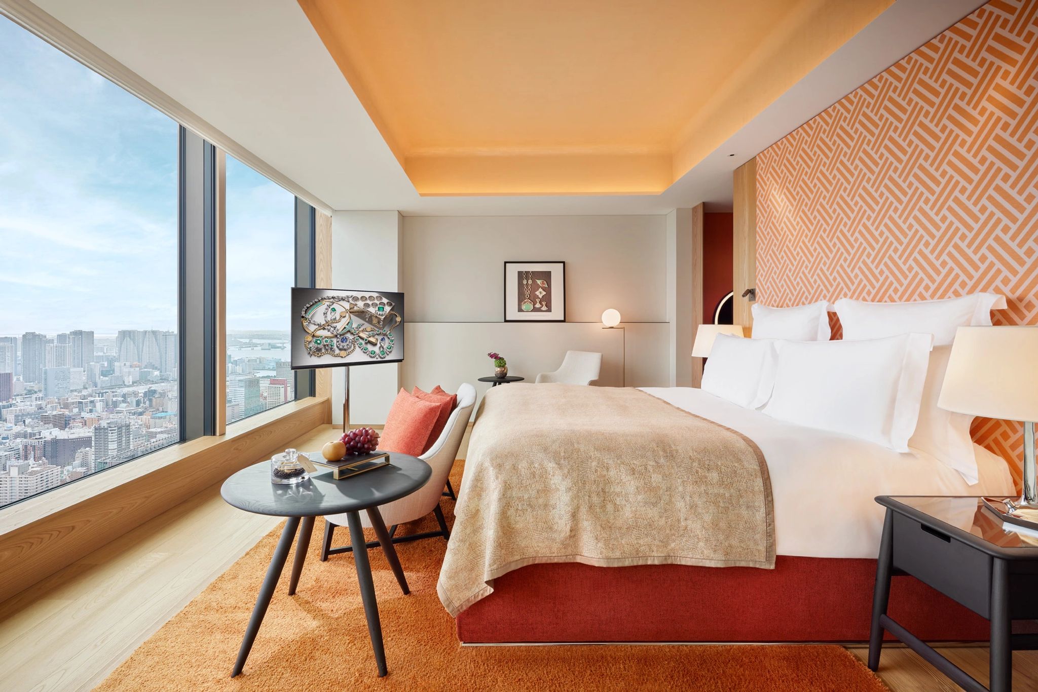 cama de luxo - vista cidade - quarto premium