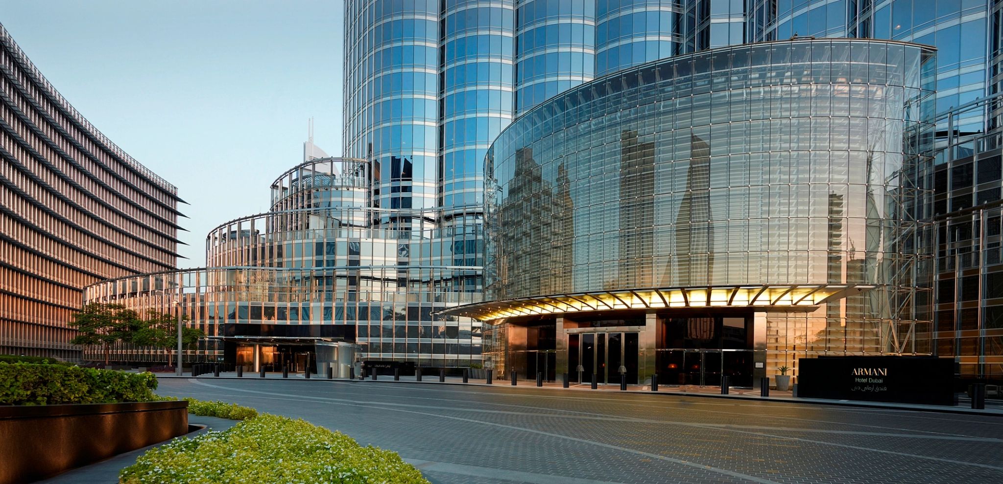 fachada de luxo – armani hotel - dubai