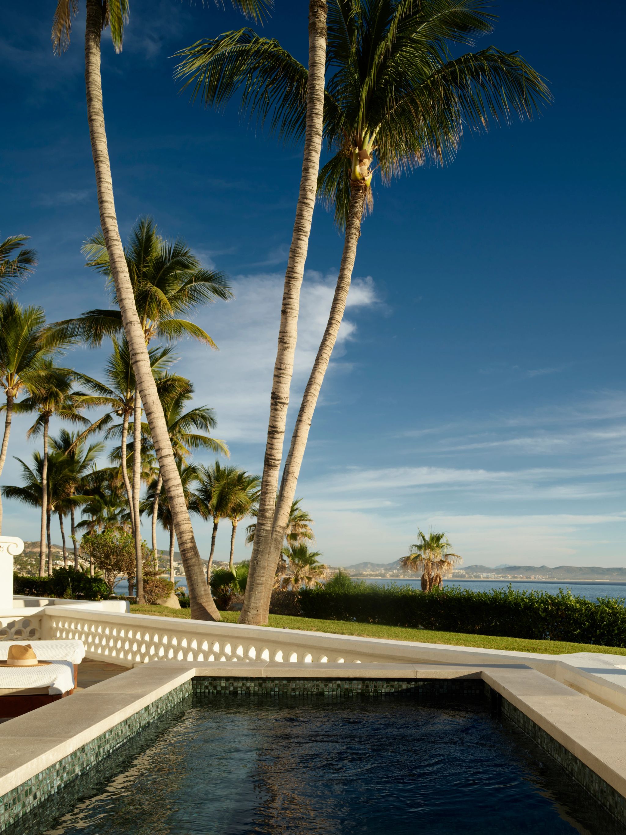 terraco ensolarado - vista mar de cortez - plunge pool privativa
