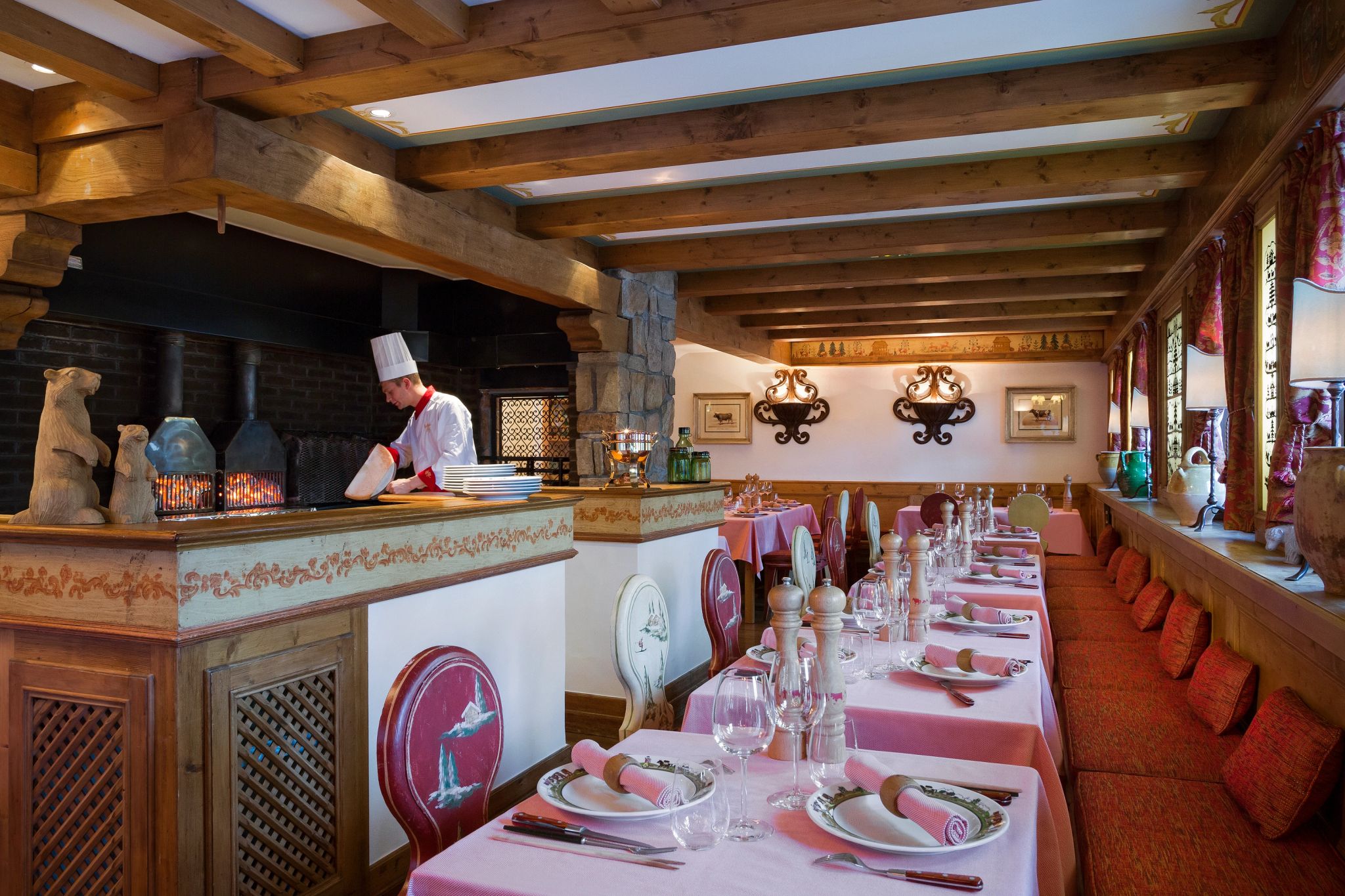 Le Coin Savoyard  restaurante - gastronomia do hotel