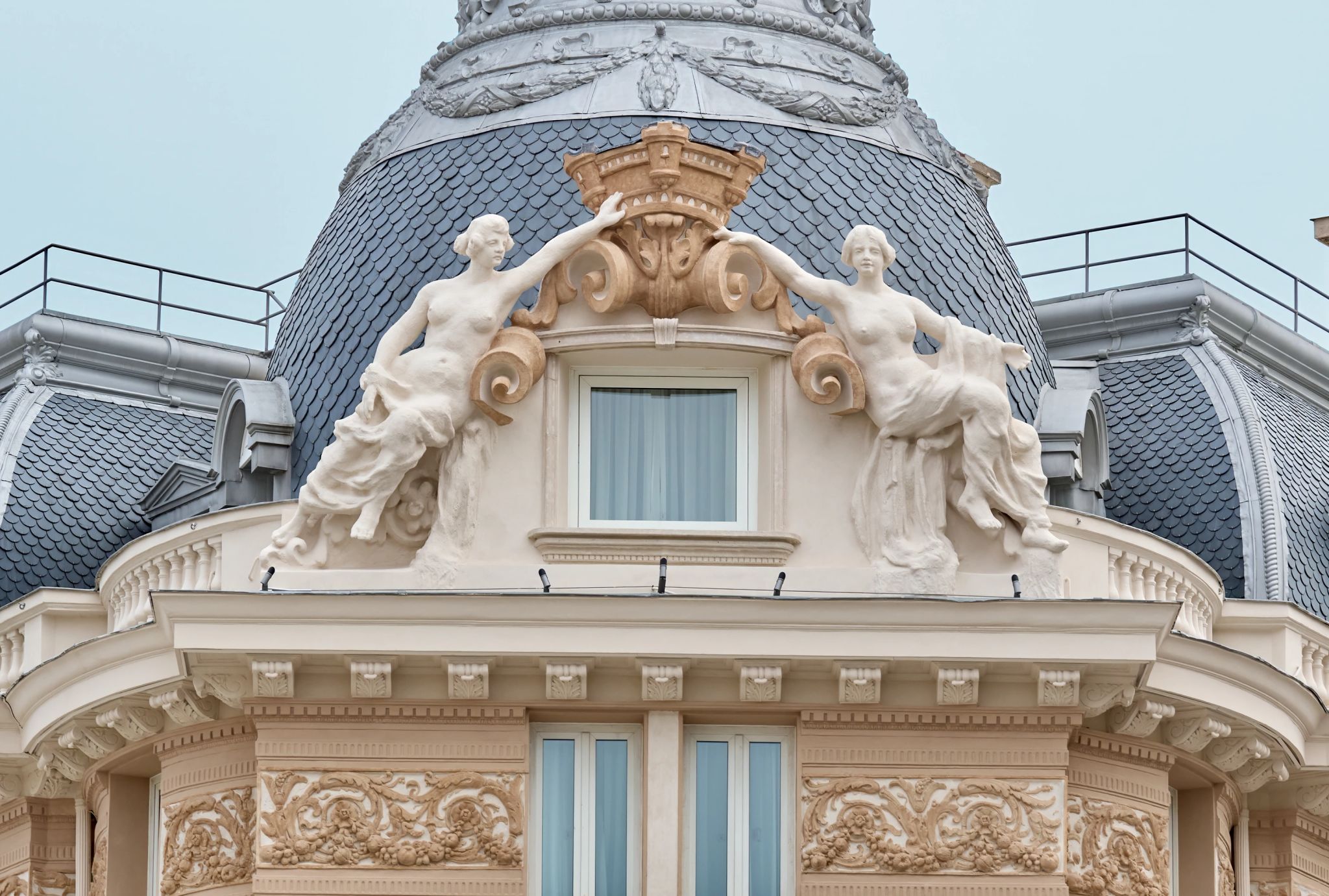 Fachada do hotel arquitetura classica - hotel historico - fachada do hotel