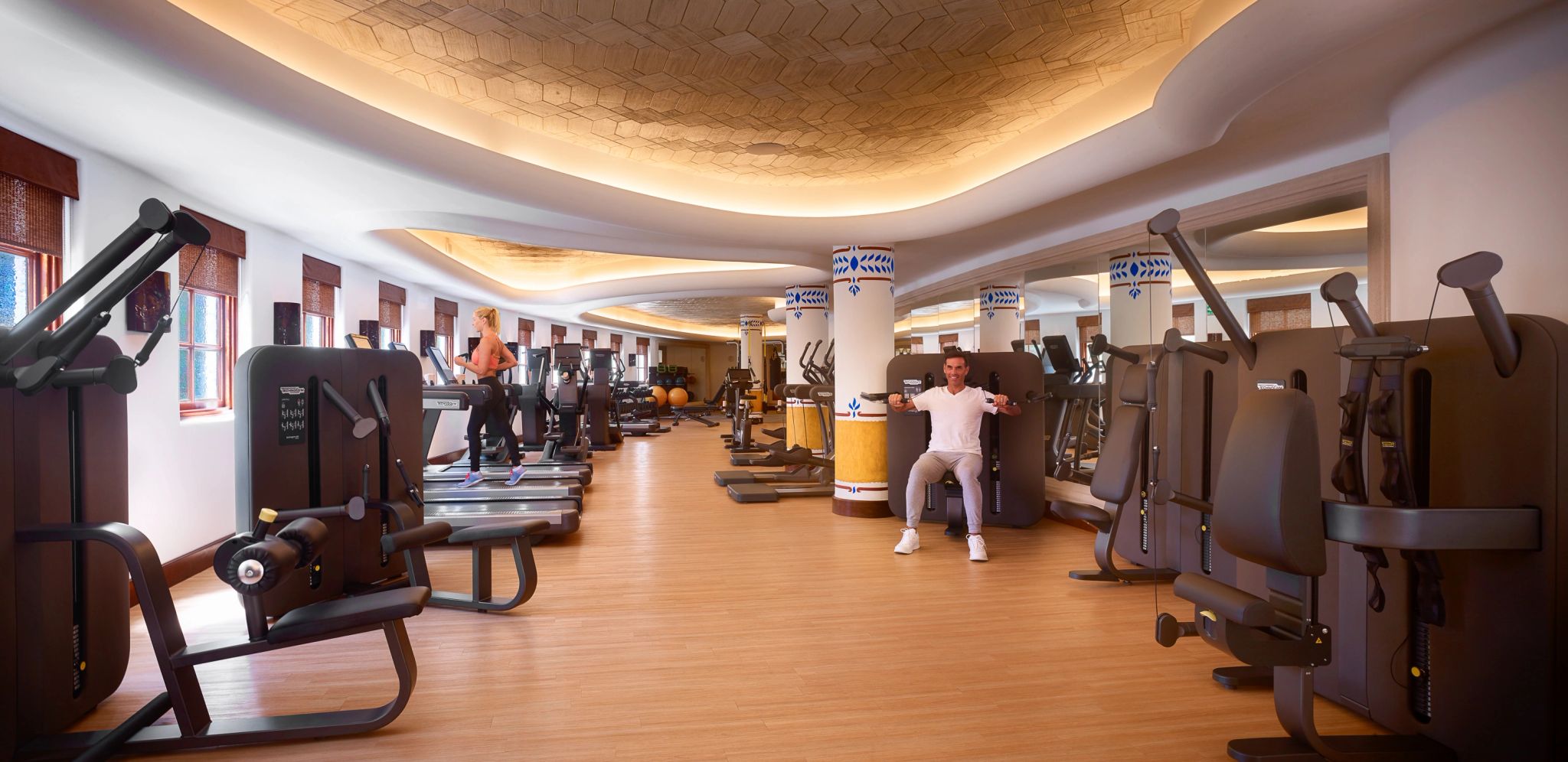 Academia do resort espaço fitness – academia – academia de luxo - vida saudavel - academia do hotel