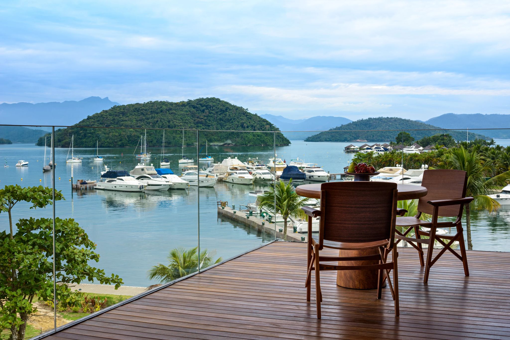 vista da suite de hotel - vista para o mar - fasano angra dos reis