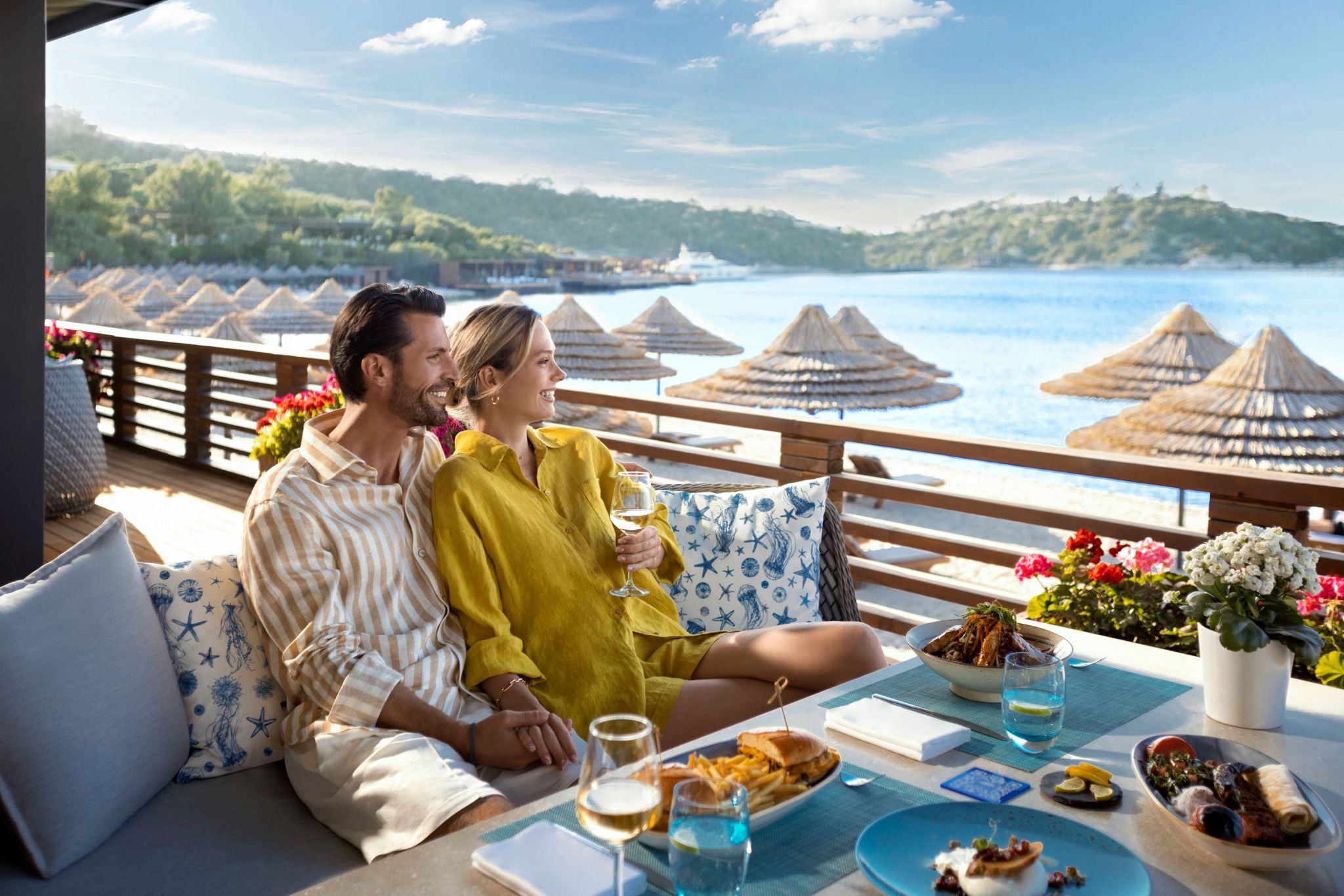 Restaurante Blue Beach Club & Bar bar beira mar - vista mar - gastronomia turca - beach club