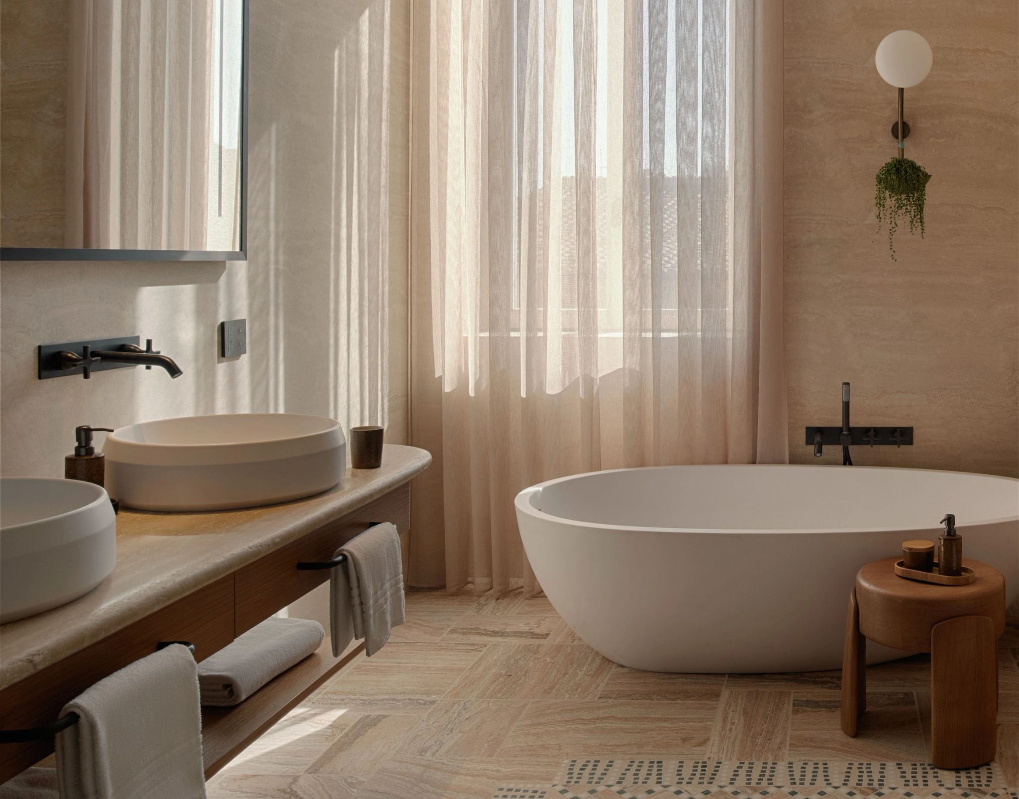 Two Bedroom Lata Suite banheiro da suite - banheira de imersao - pia dupla