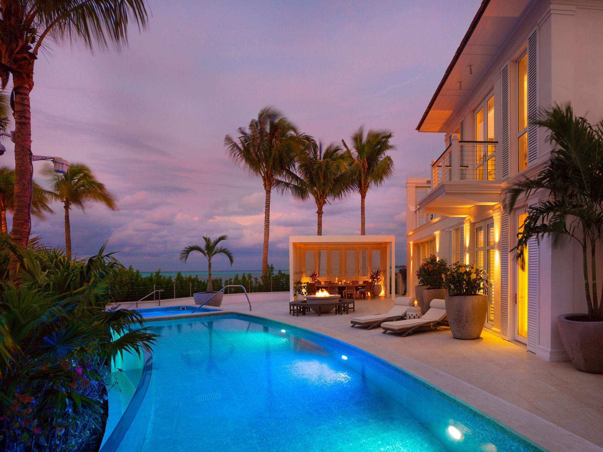 piscina privativa – villa de luxo – area de lazer - terraço privativo - piscina ao ar livre