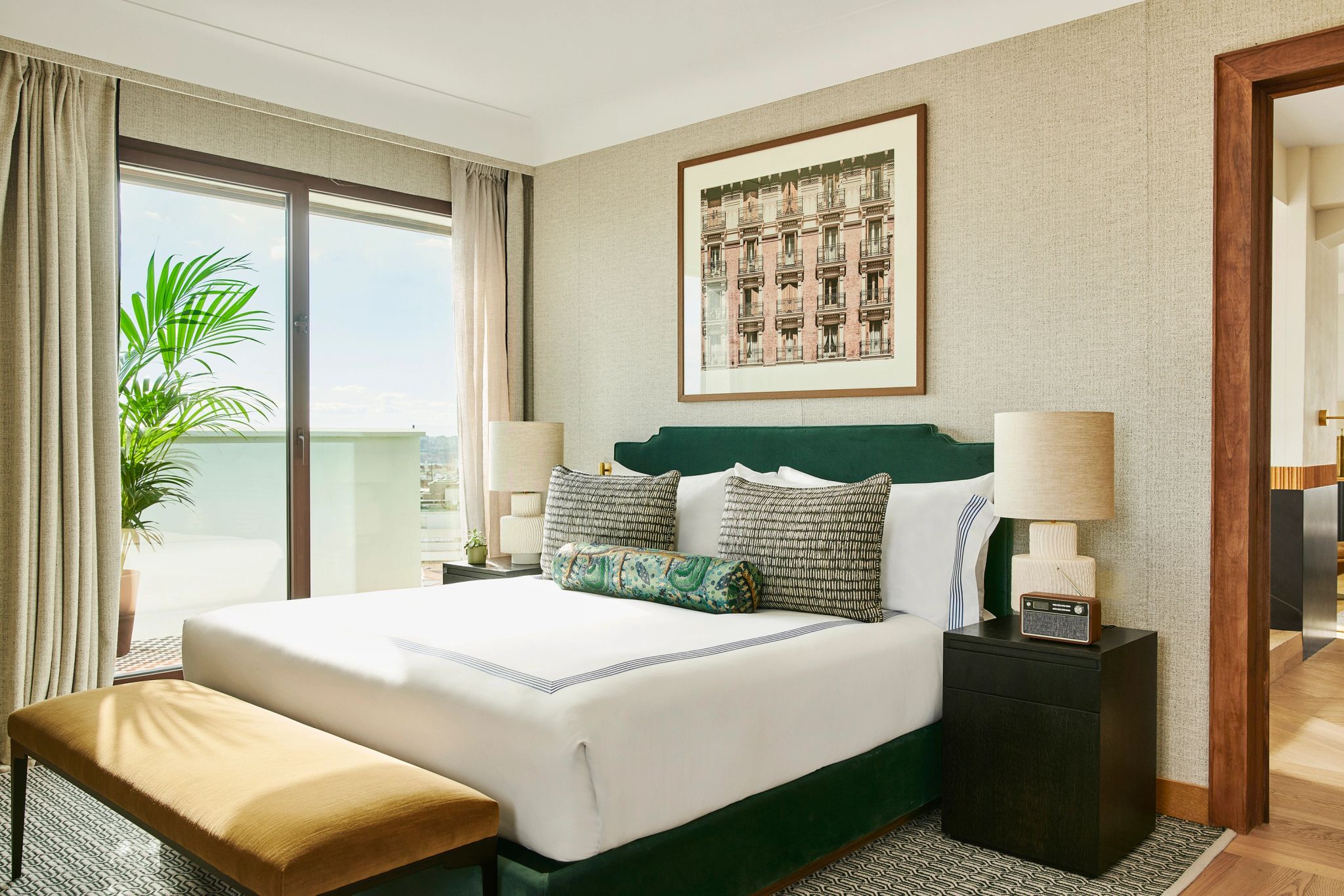 Penthouse cama de hotel – quarto de luxo – penthouse