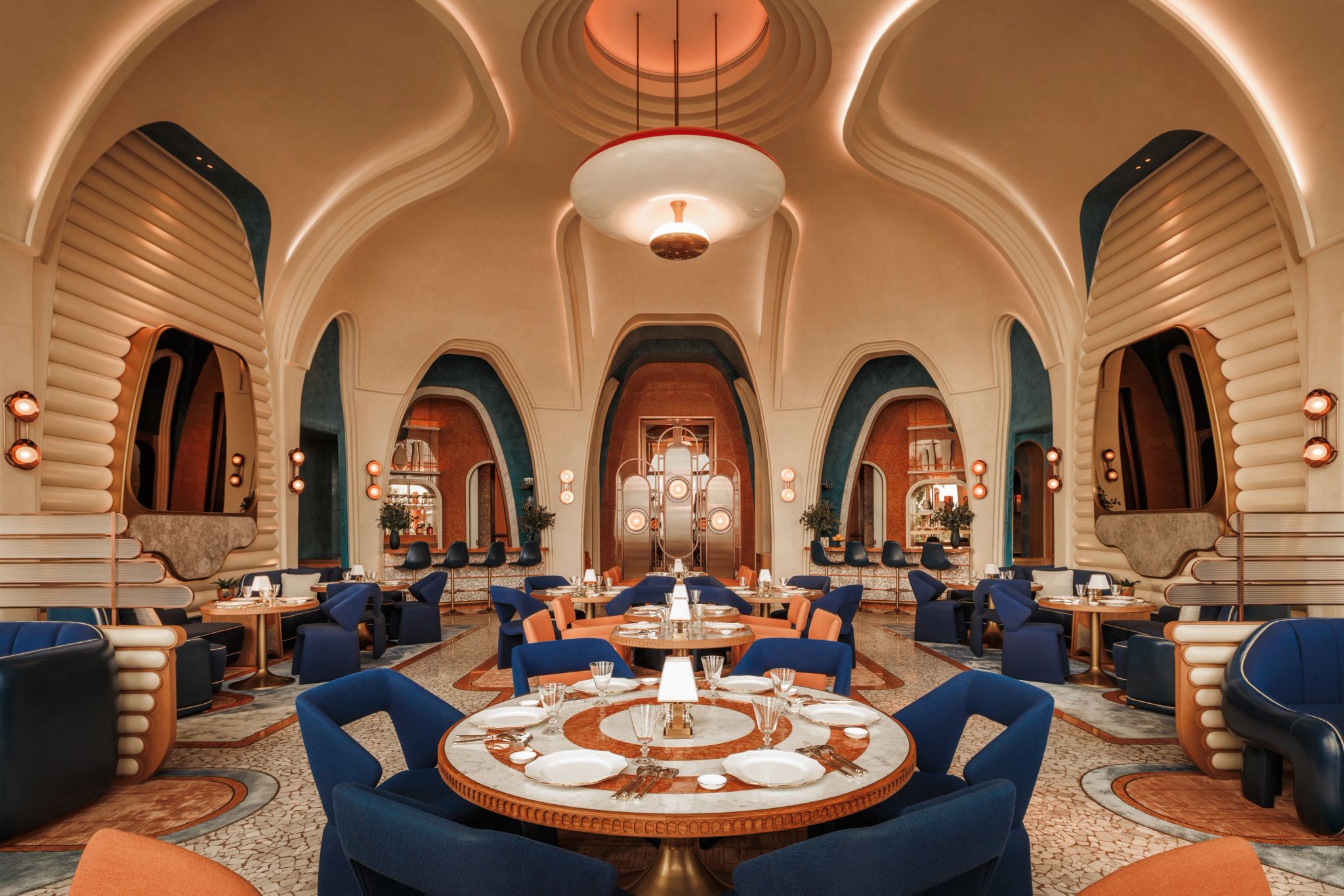 interior restaurante rialto dubai - gastronomia de luxo - jantar exclusivo dubai