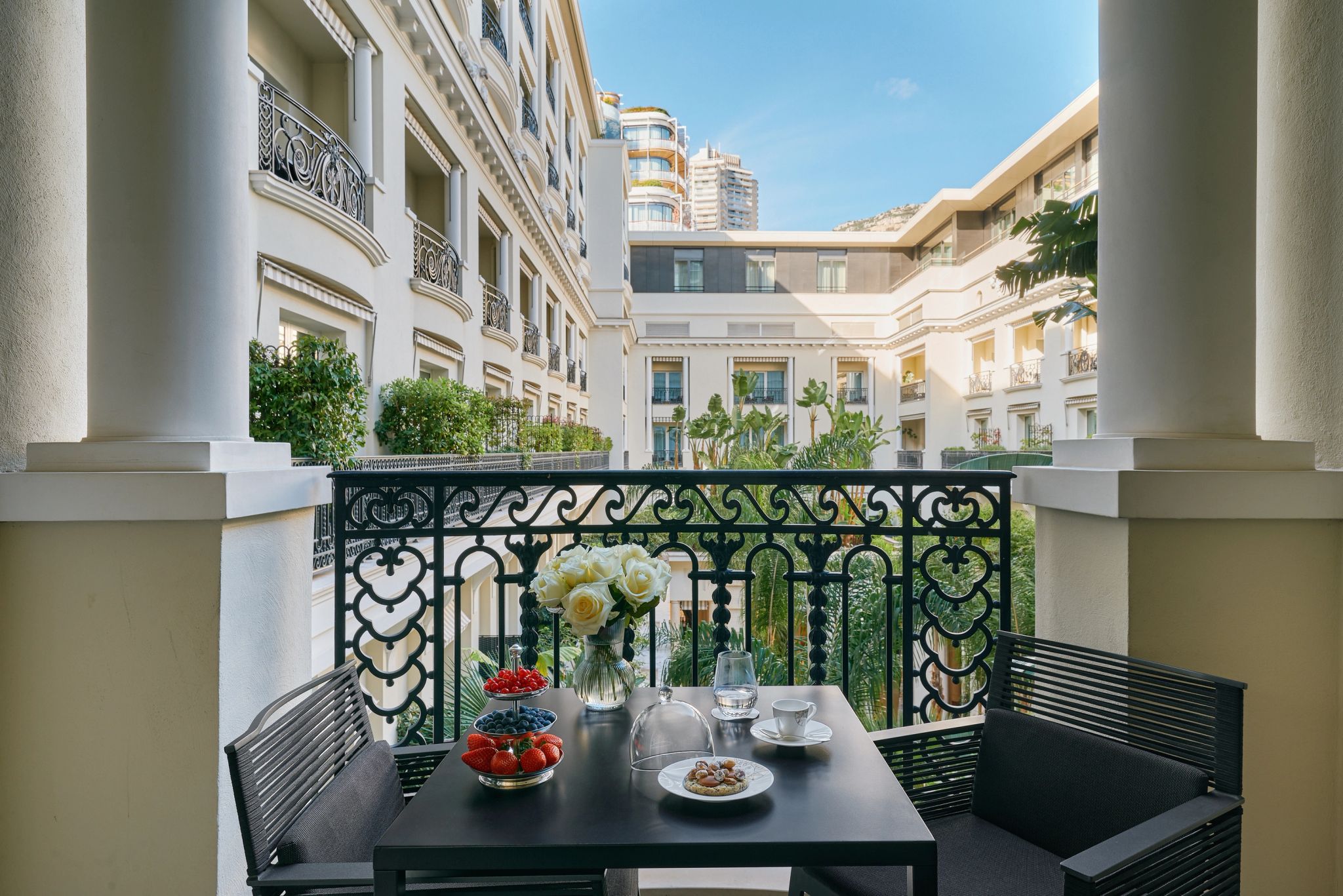 vista patio interno - ambiente sereno - lar sofisticado monaco