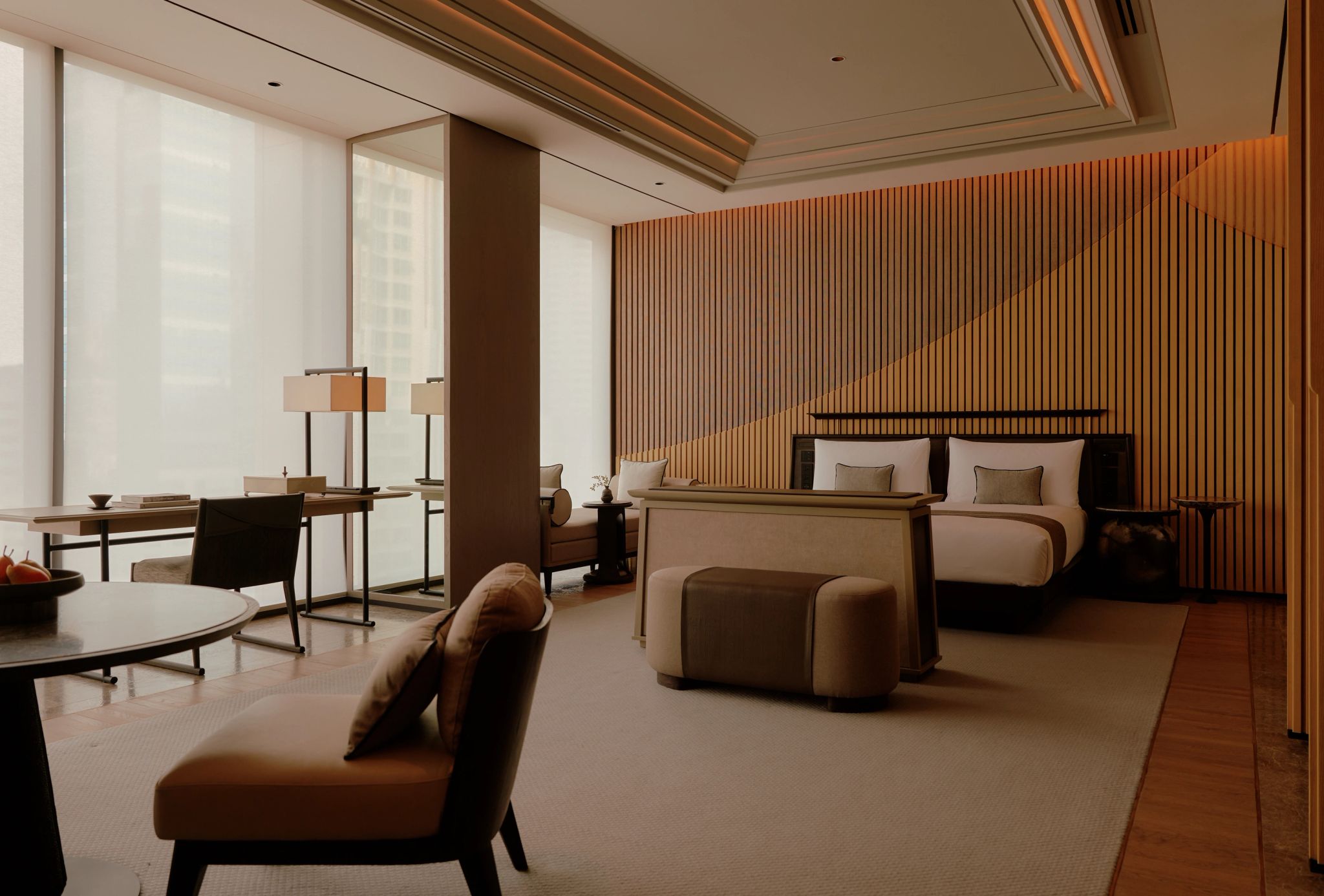 Deluxe Suite Twin fachada do hotel – area externa hotel – predio moderno