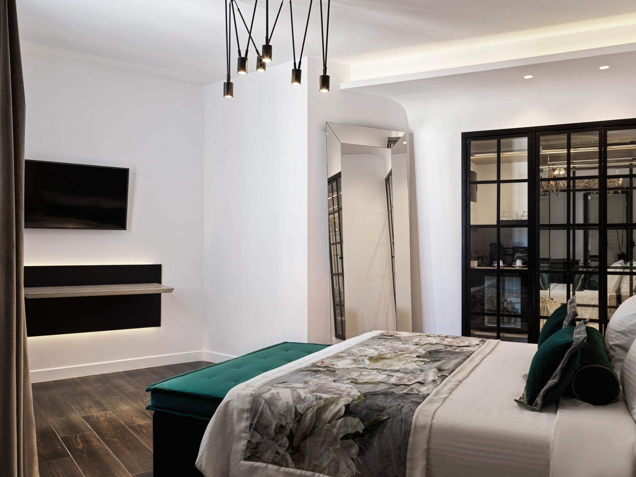 Katikies Garden Pool Suite Sea View suite moderna - decoraçao moderna - signature suite