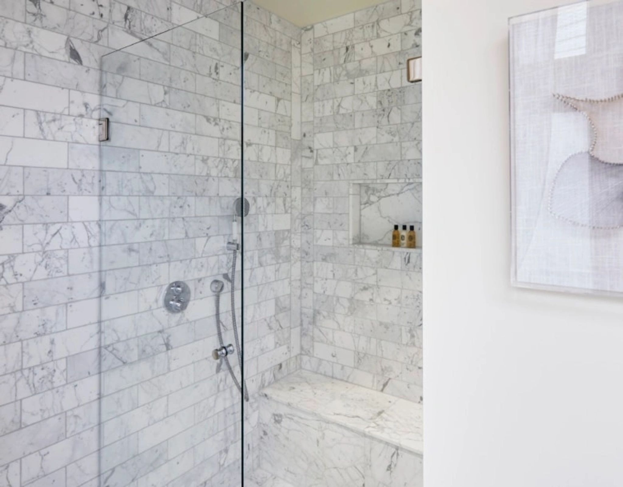 banheiro em mármore - banheiro suíte master – banheiro de luxo