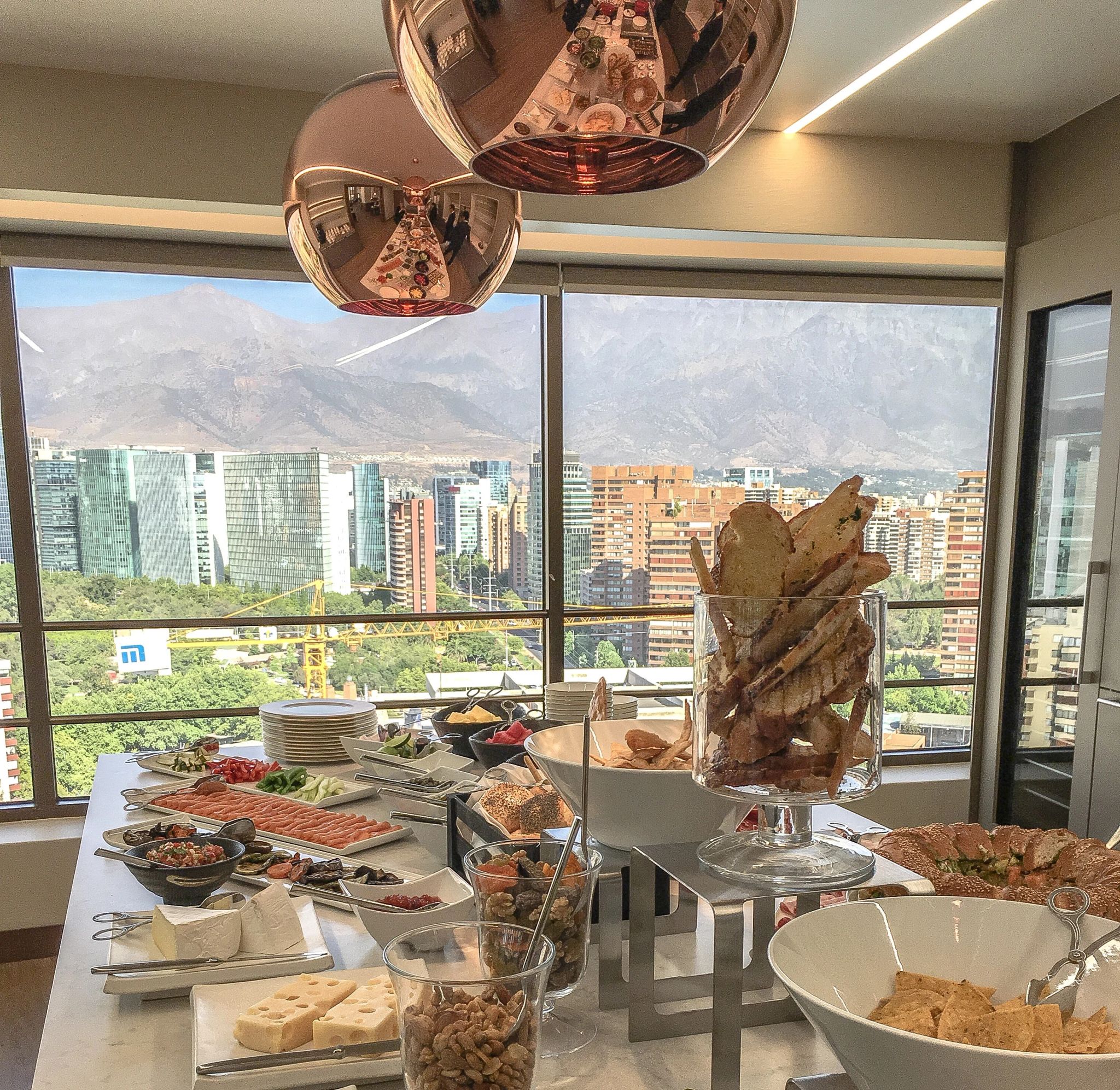 cafe da manha - cafe da manha hotel - vista santiago - hotel em santiago