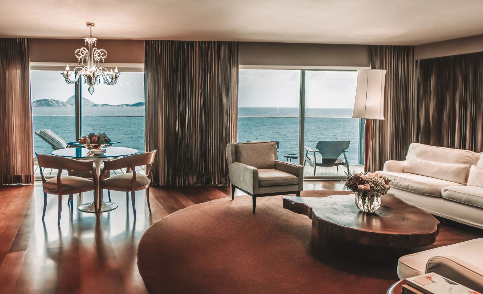 suite com vista para o mar - hotel de luxo na praia - fasano rj