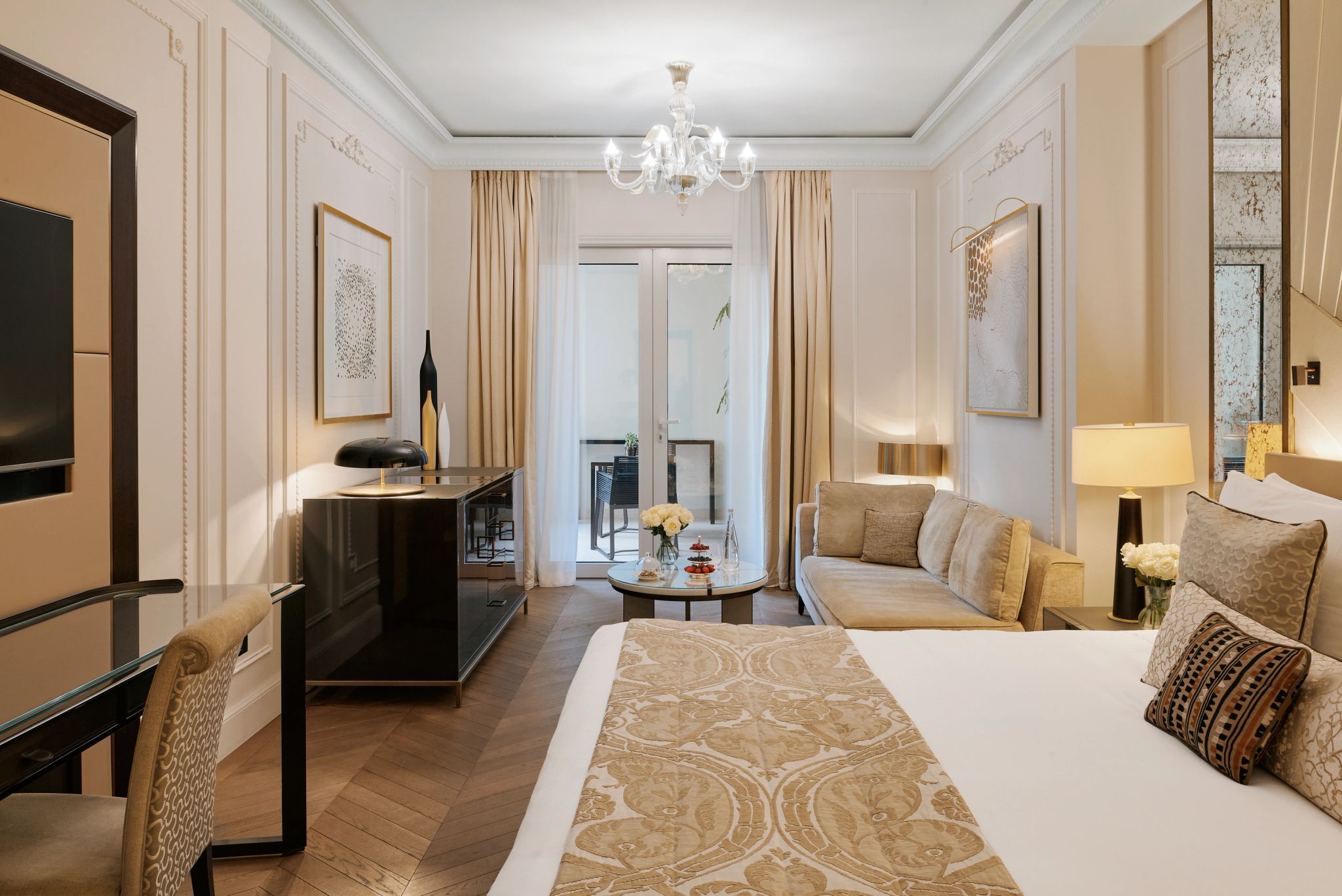 quarto superior luxo - materiais nobres - linhas clean design