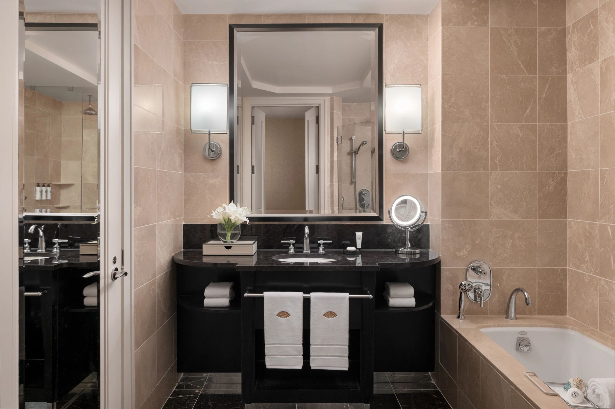 Central Park View banheira de imersao - quarto com banheira - banho premium