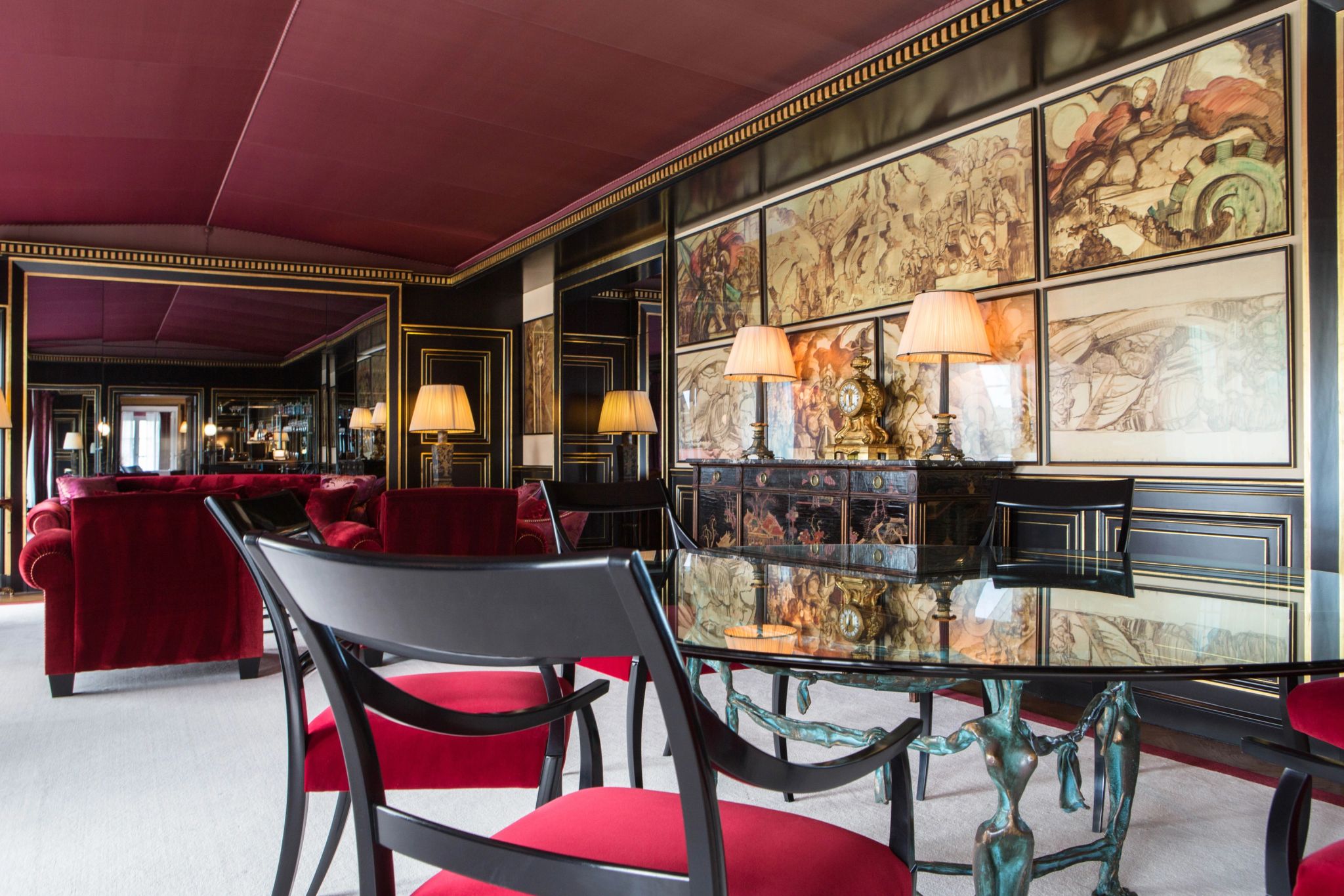 Eiffel Imperial Suite sala de jantar - area gourmet - mesa de jantar - suite de luxo