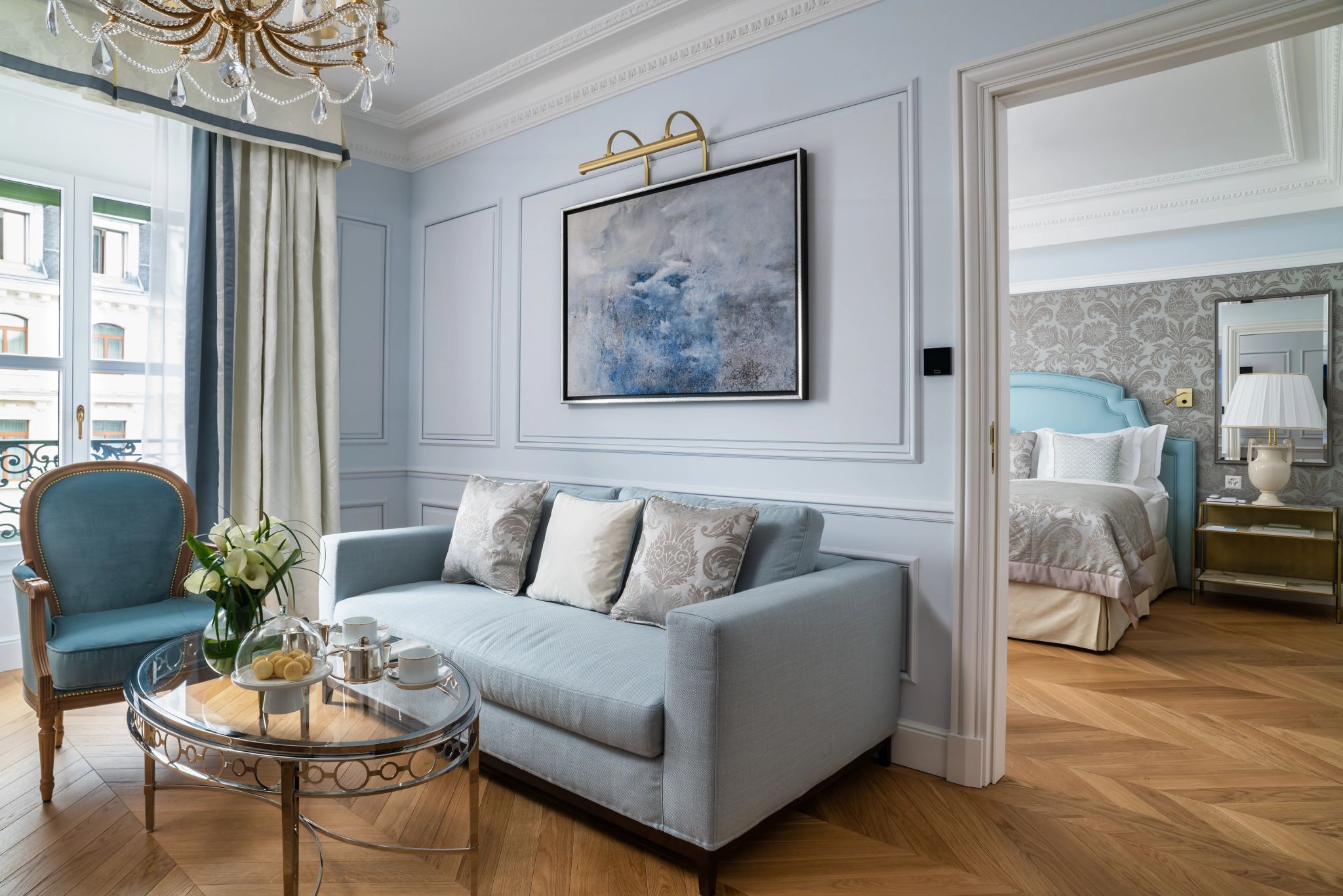 quarto premium – sala de estar – decoracao classica