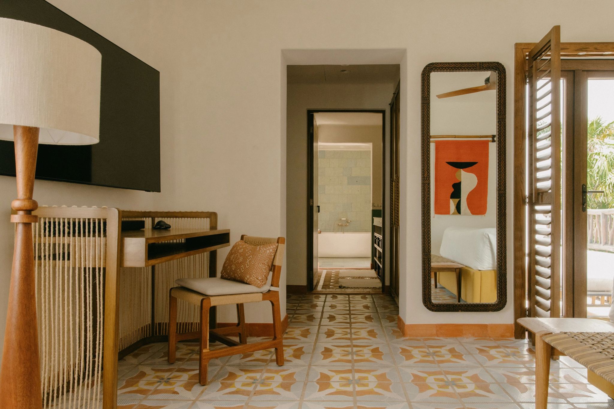 Ocean View Suite mesa de escritorio – suite ampla – design de luxo