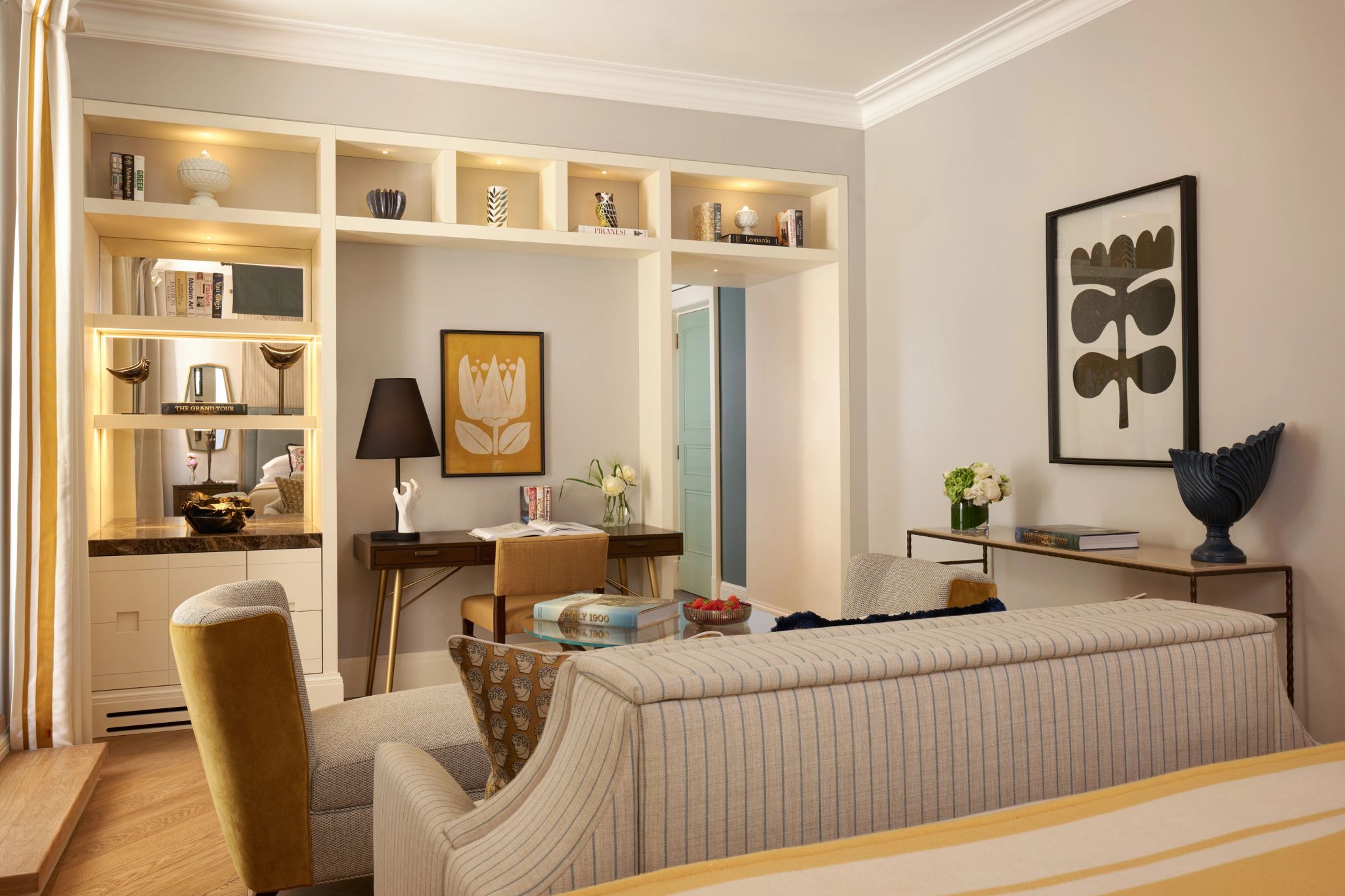 sala moderna - sala de estar - sala chique