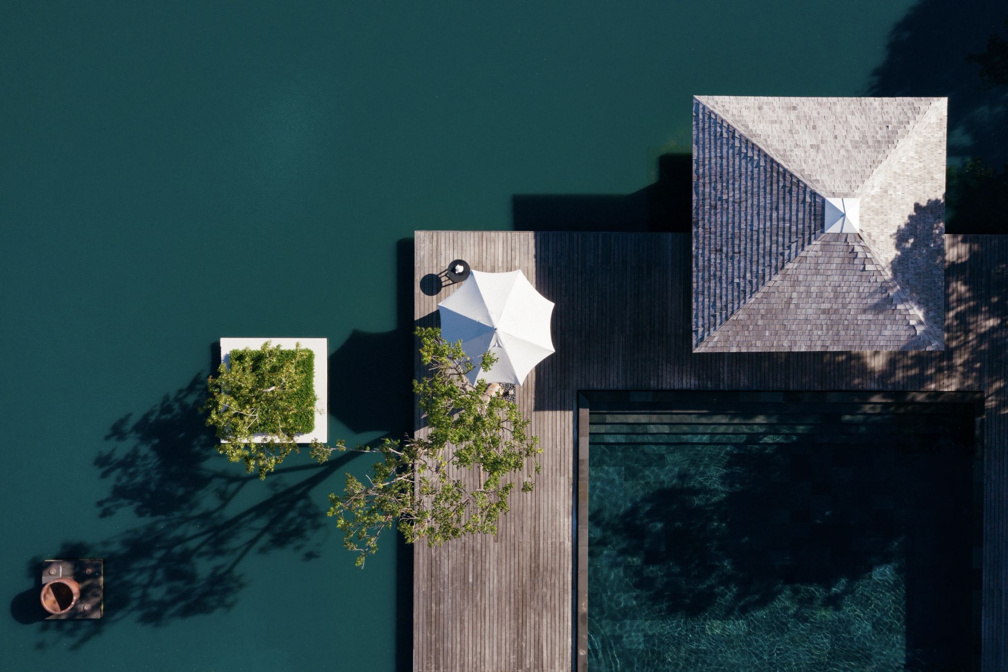 Spa Amanyara spa de luxo – vista aerea – arquitetura tropical