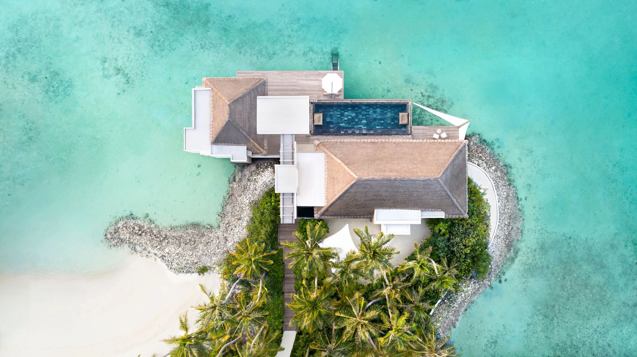 Garden Water Villa Two Bedroom arquitetura de luxo – vila beira-mar – vila luxuosa