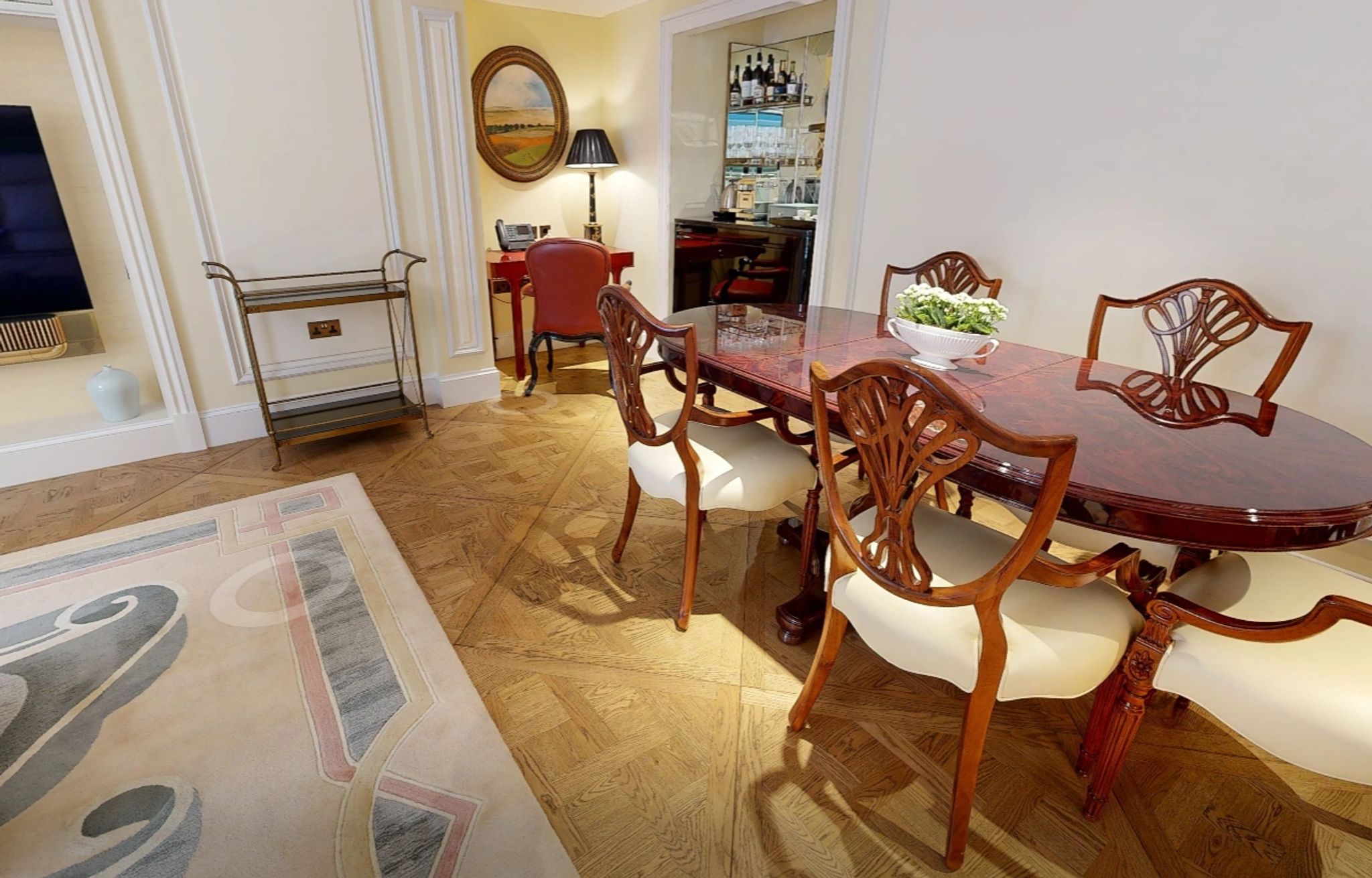 sala-jantar-independente - suite-luxo - design-britanico