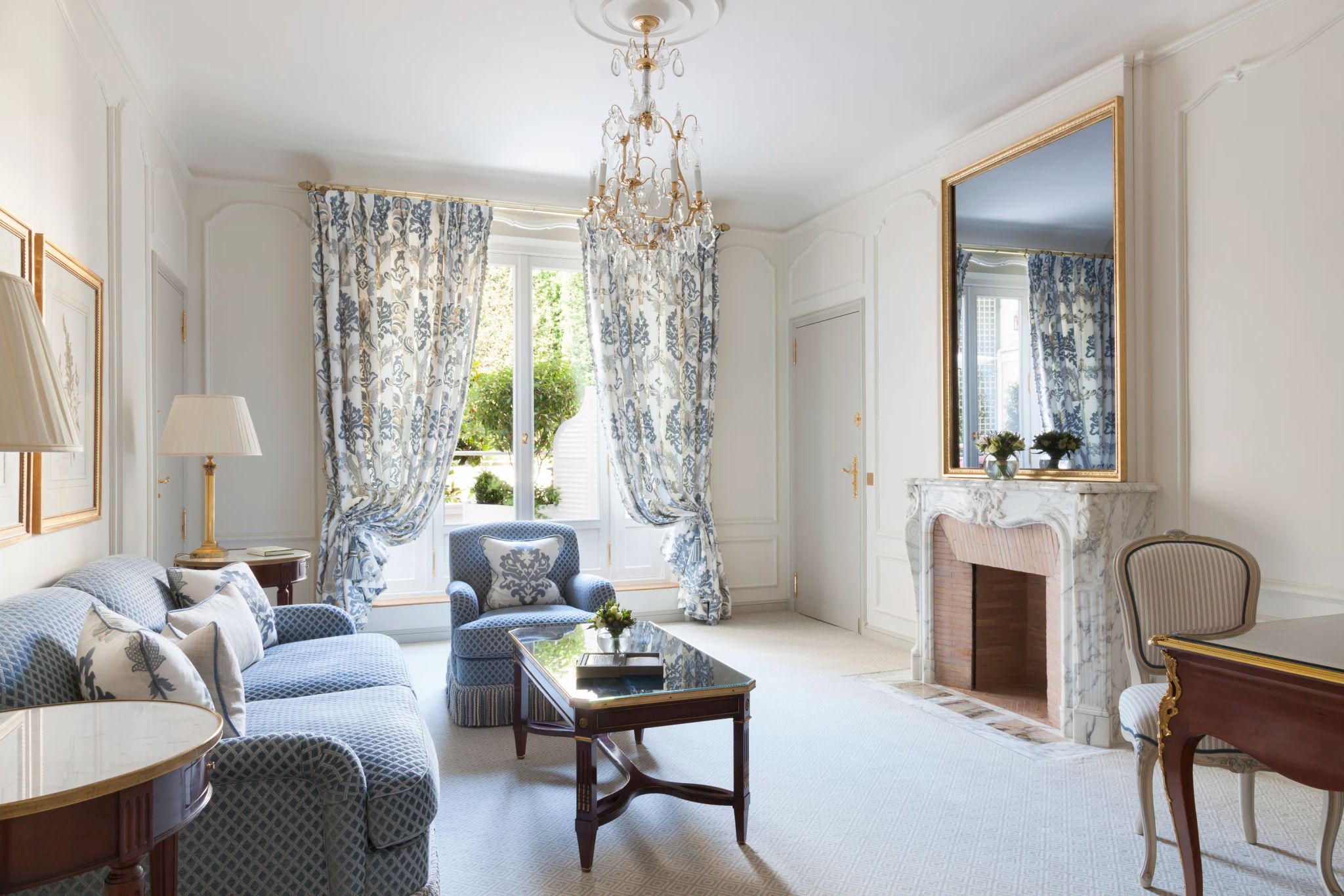 Suite Magnolia  sala de estar suite magnolia - sala com lareira