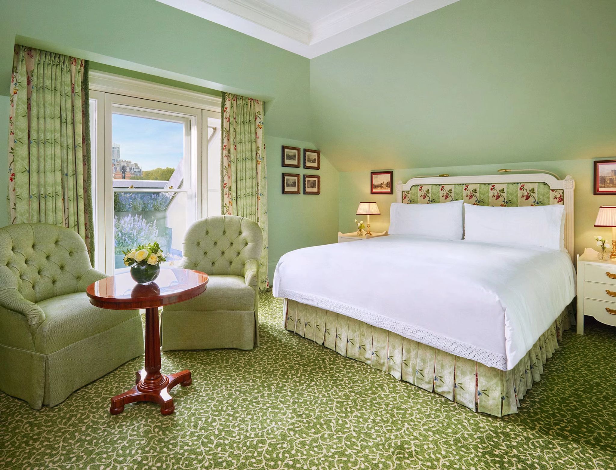 Park View Executive cama queen - quarto executive vista parque - estilo classico