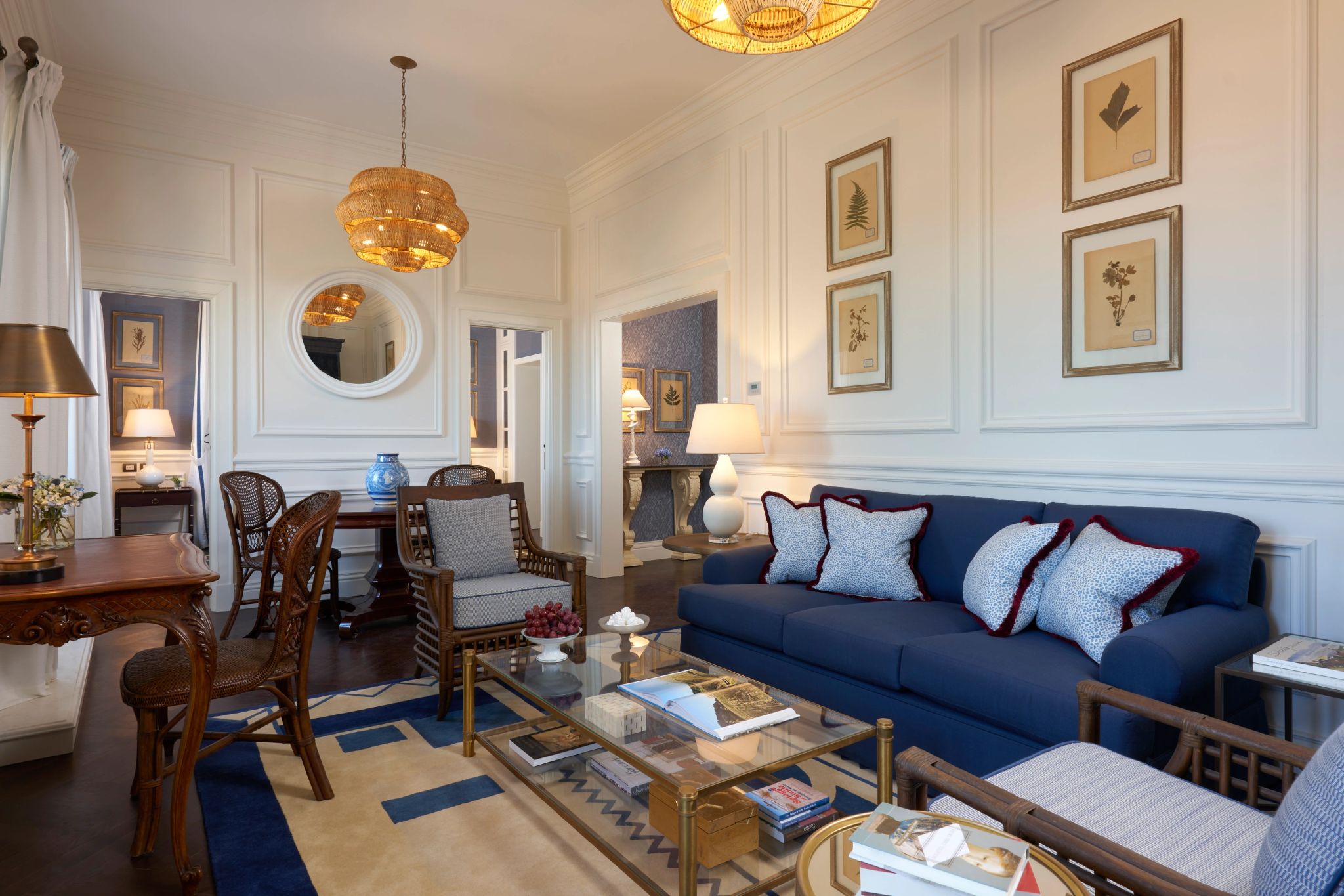 Sea View Suite Terrace sala de estar – suite com sala - obras de arte - sala de luxo - suite com terraço