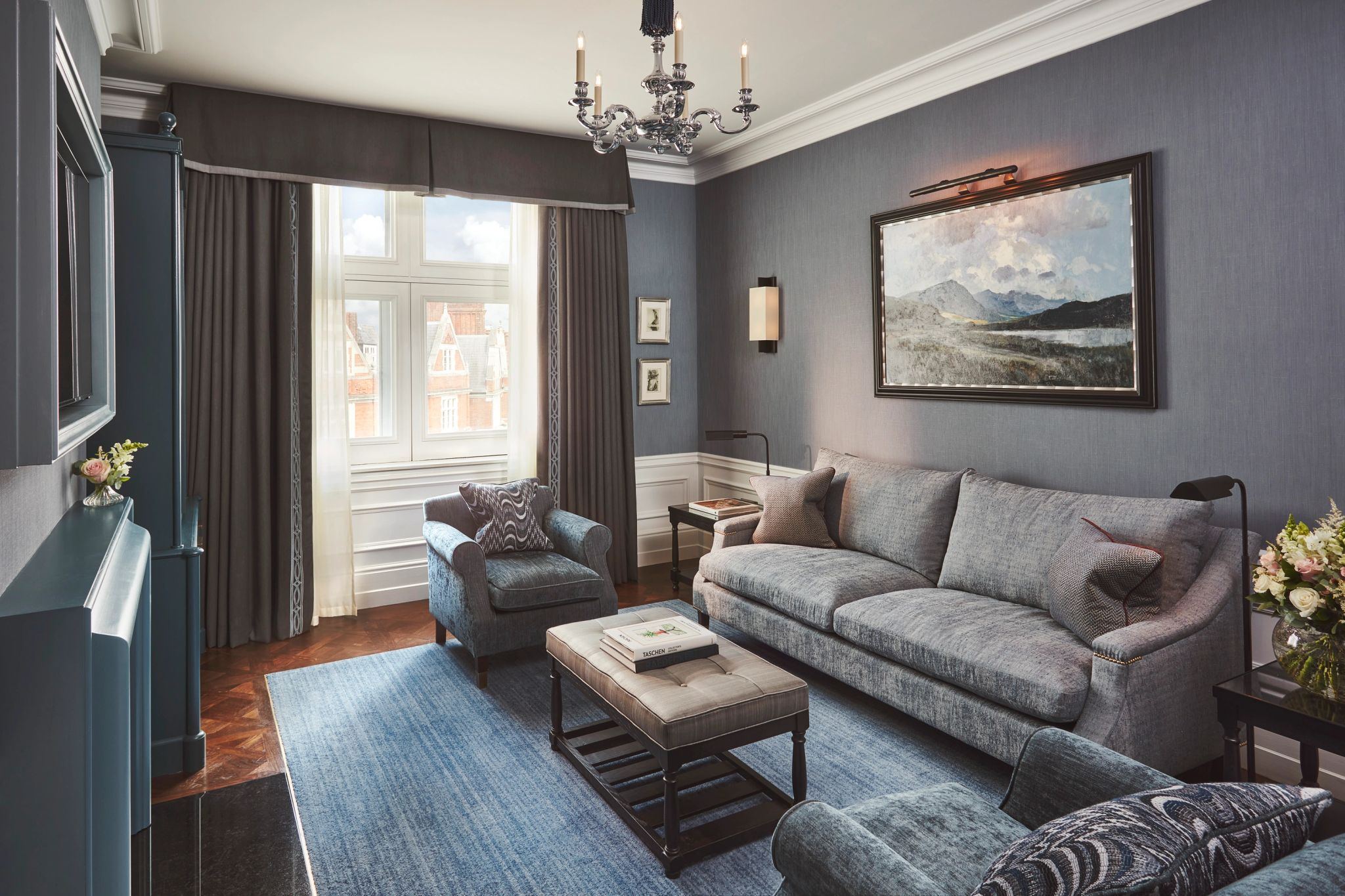 Coburg Suite sala de estar - sala chique - sofa confortavel - suite com sala - sala ampla