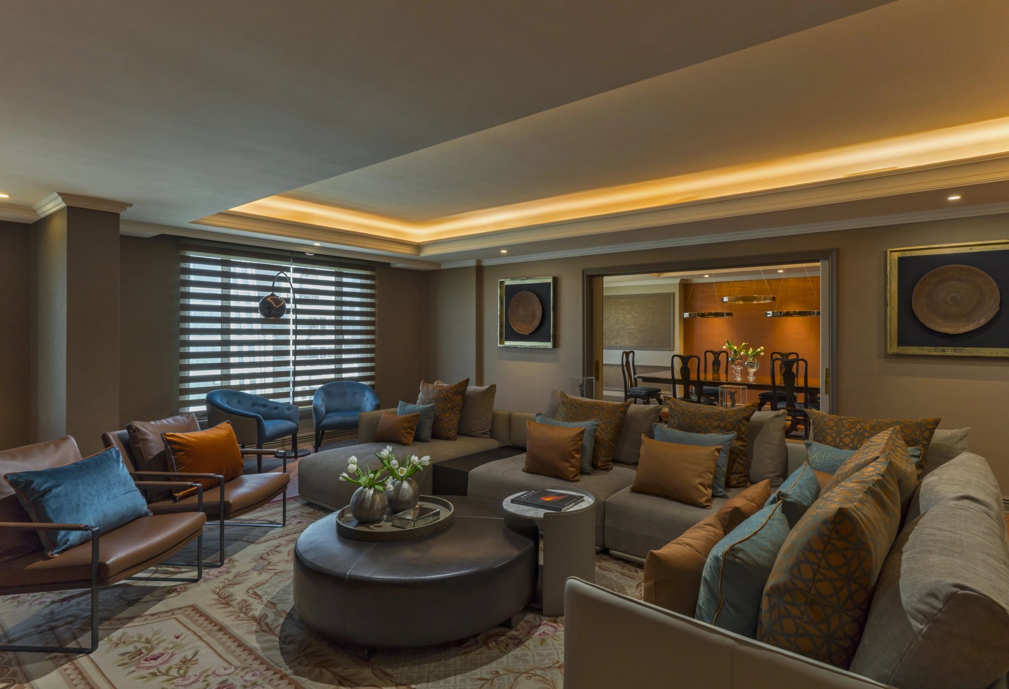 sala de estar da suite - decoracao de luxo - luxo