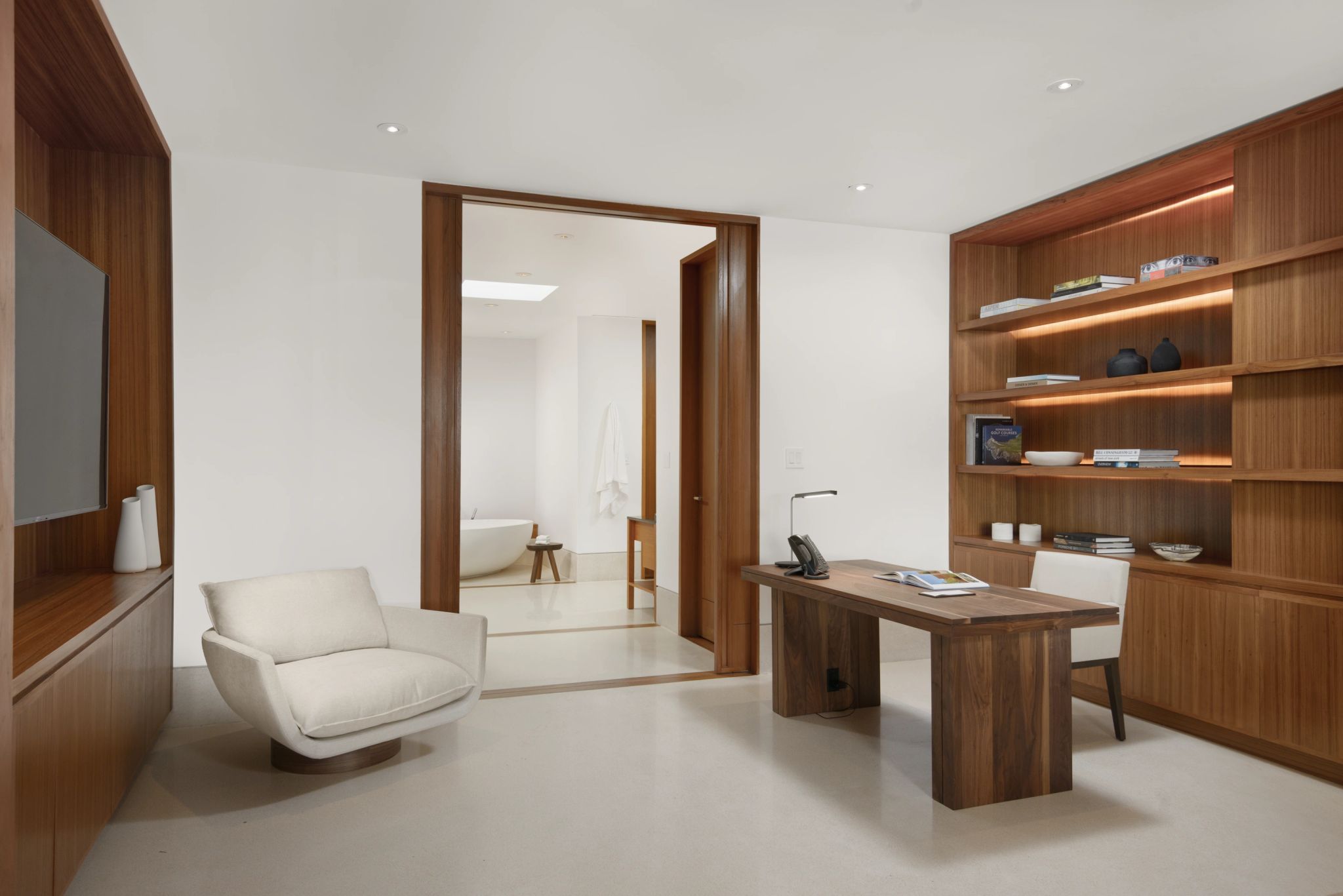 Five Bedroom Beach Sala Villa vila do amanyara - mesa de trabalho