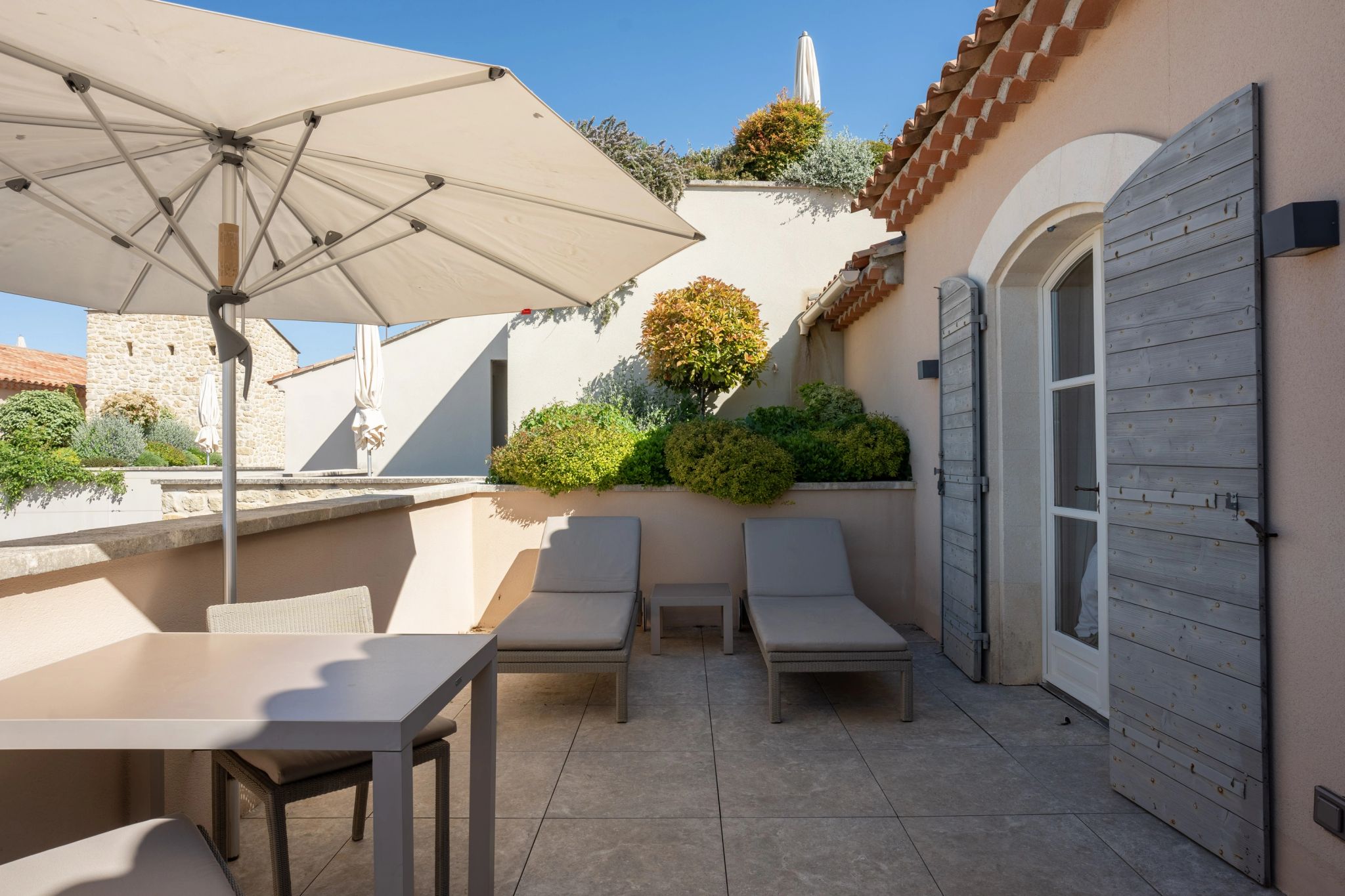 Junior Suite Terrace View terraço privativo - suite com terraço - terraço mobiliado - suite com vista