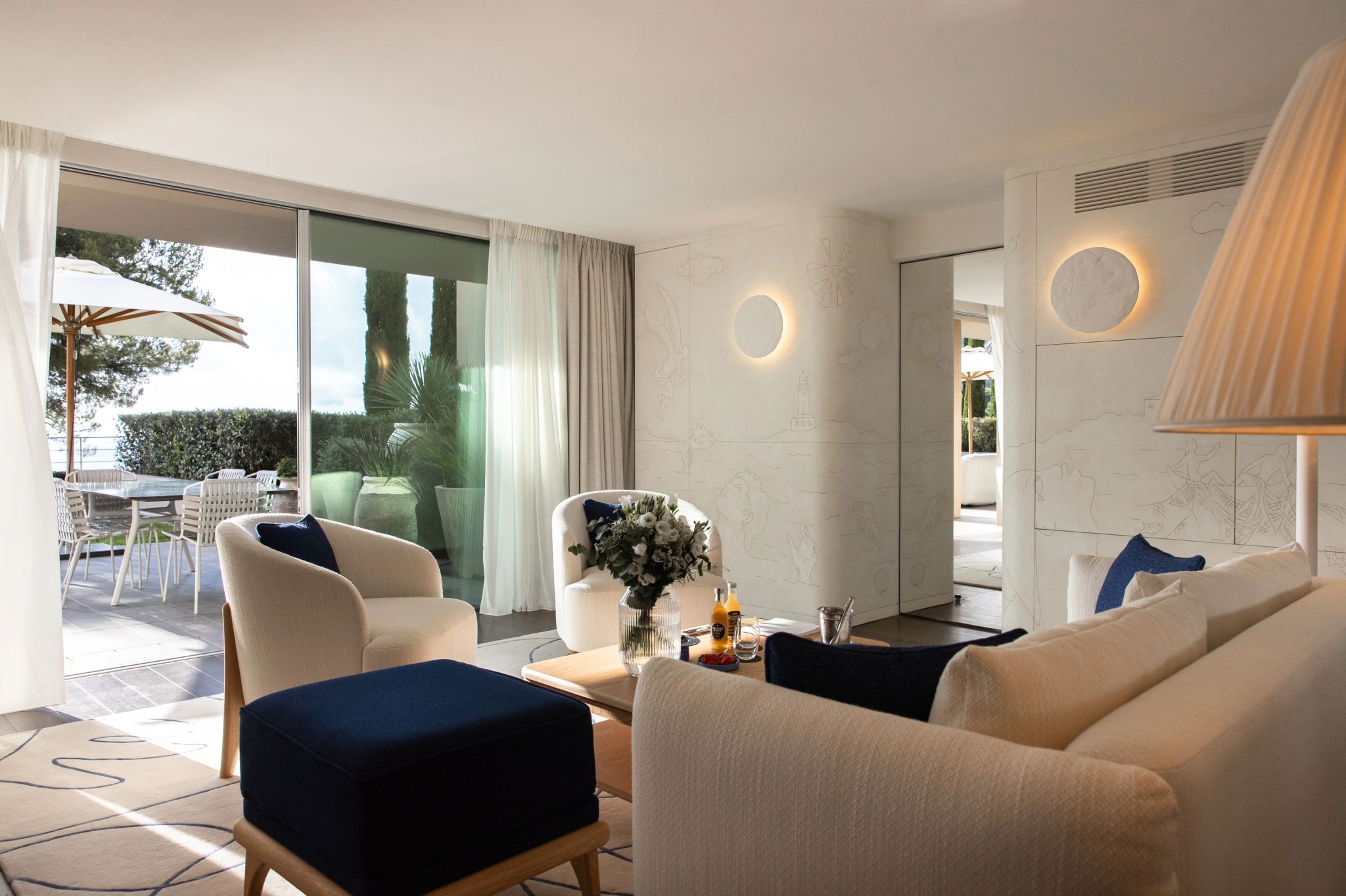 Escalet Suite decoraçao moderna - sala de estar - suite ampla