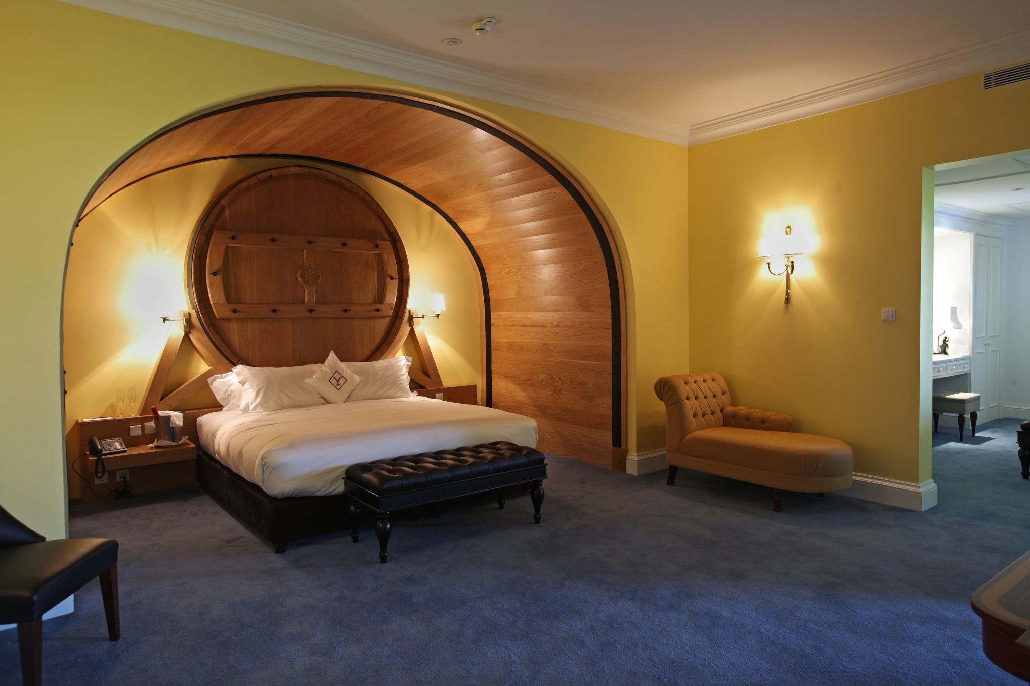 Master Suite Garden suite ampla - decoraçao com madeira – suite de luxo