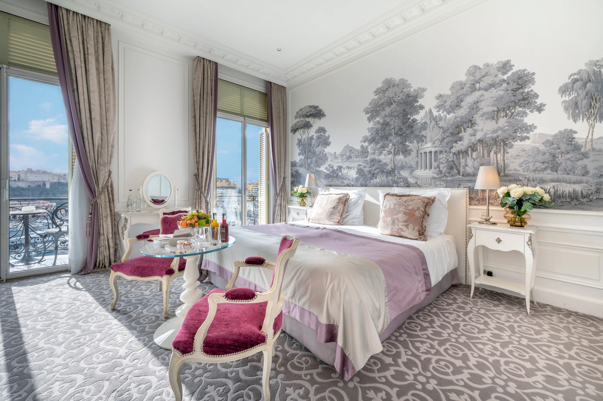 quarto com varanda - decoraçao de luxo – quarto vista mar - quarto com terraço