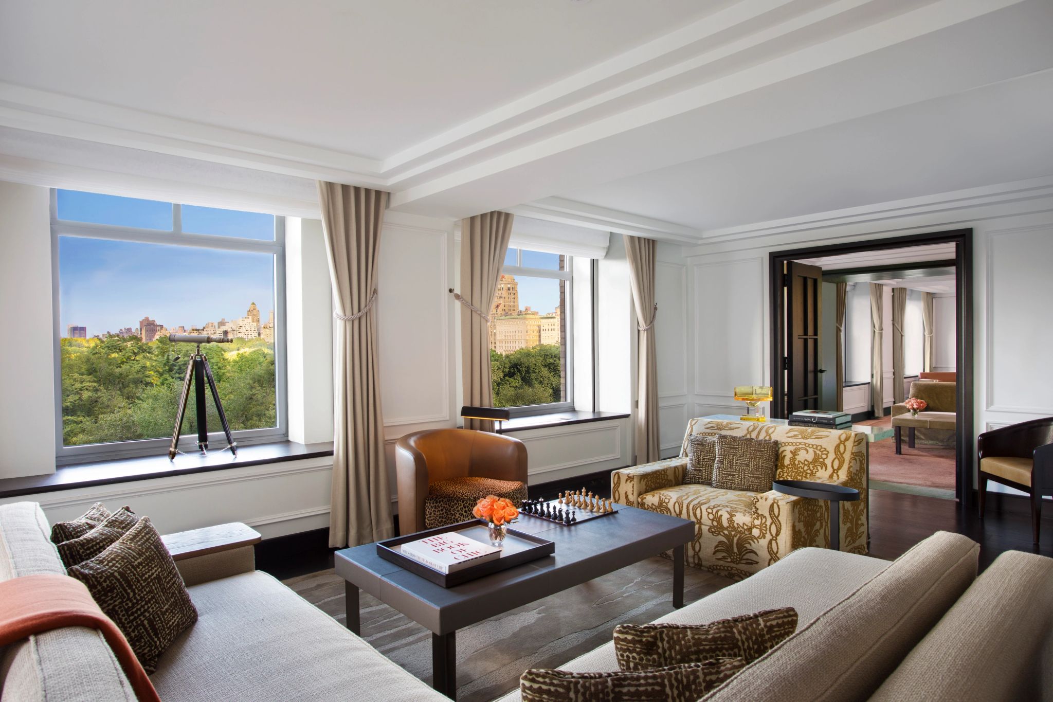 suite master - sala de estar - vista central park