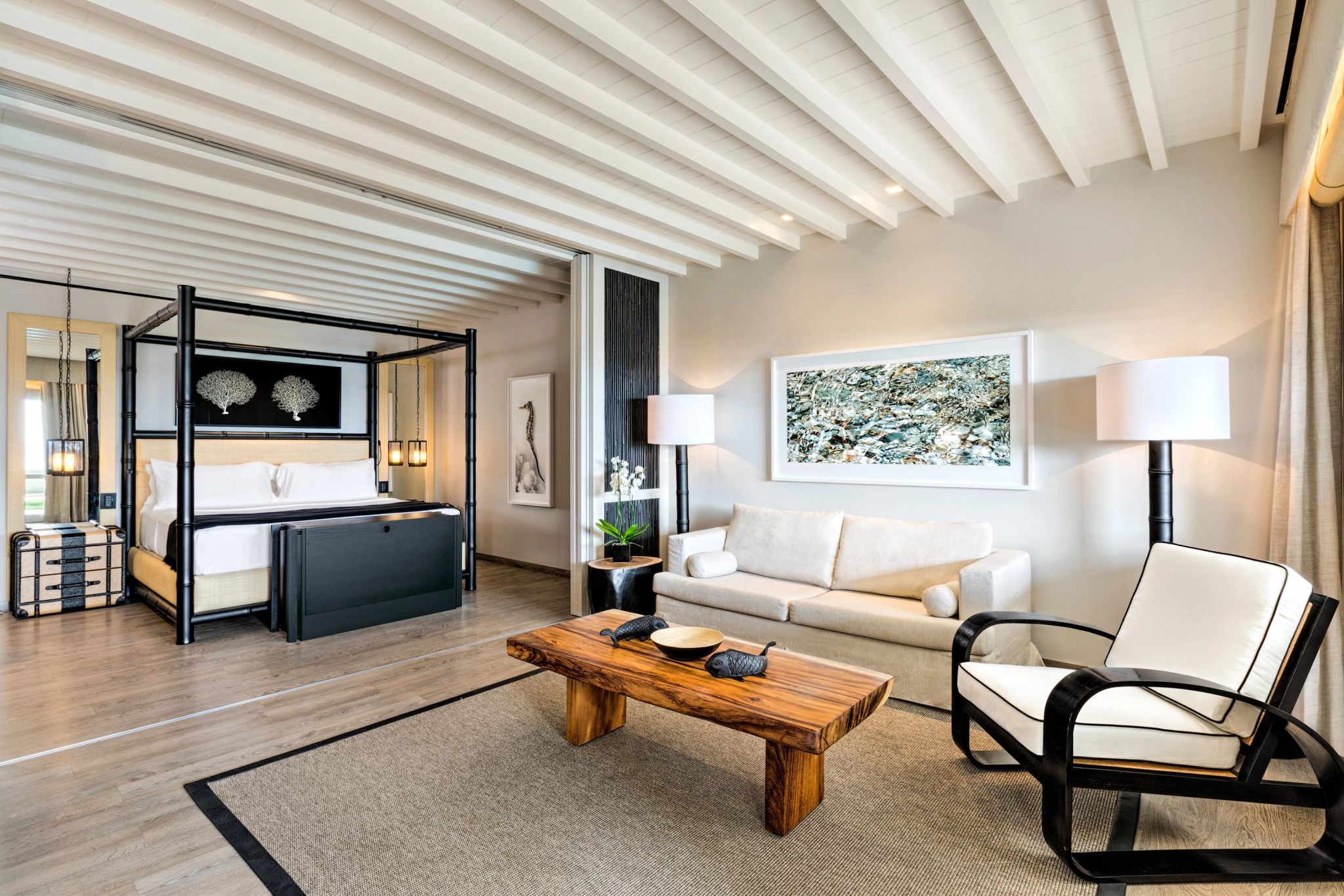 suite de luxo - suite moderna - suite com sala - sala de estar