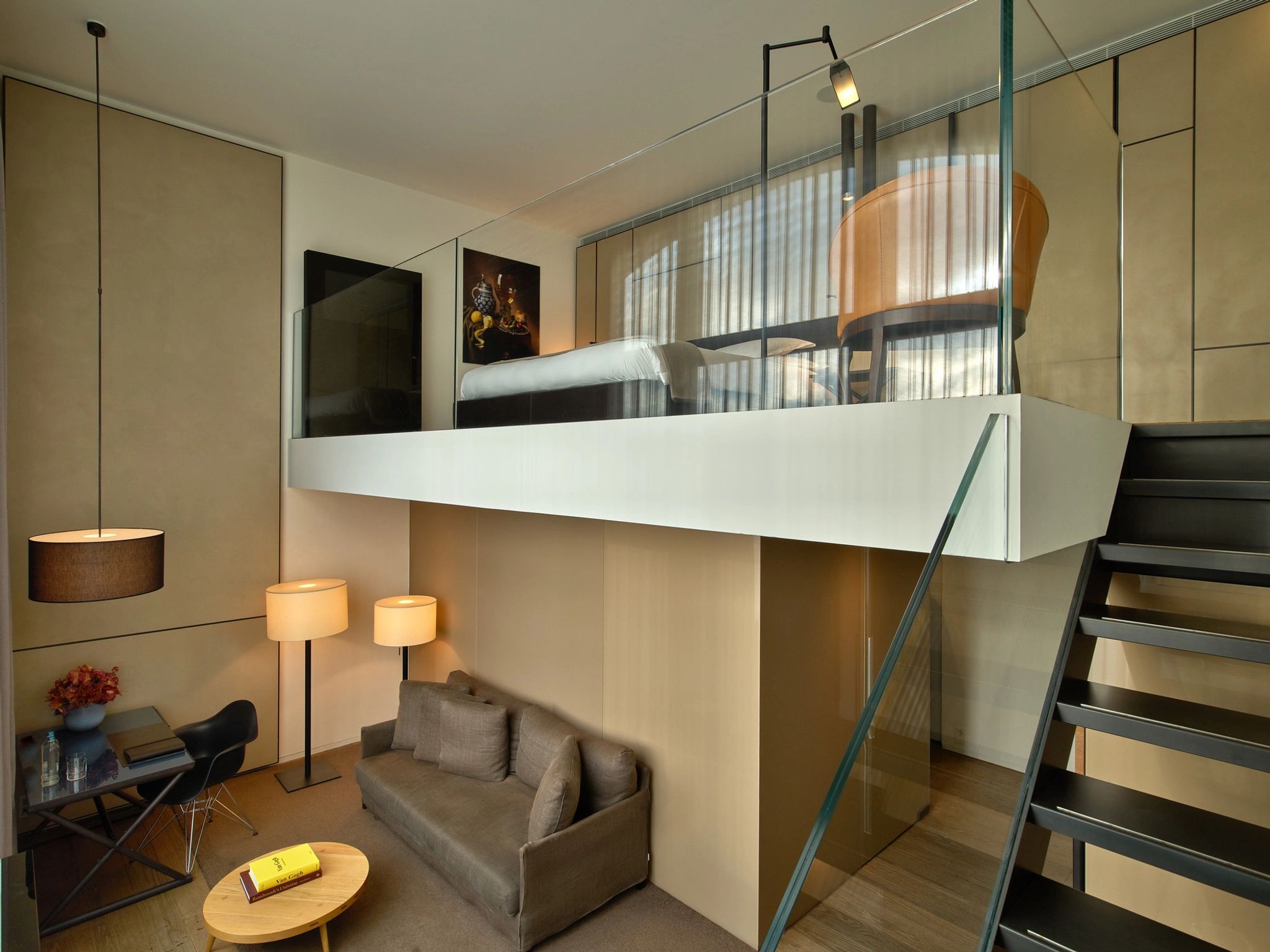 suite com dois andares - suite espaçosa - suite duplex